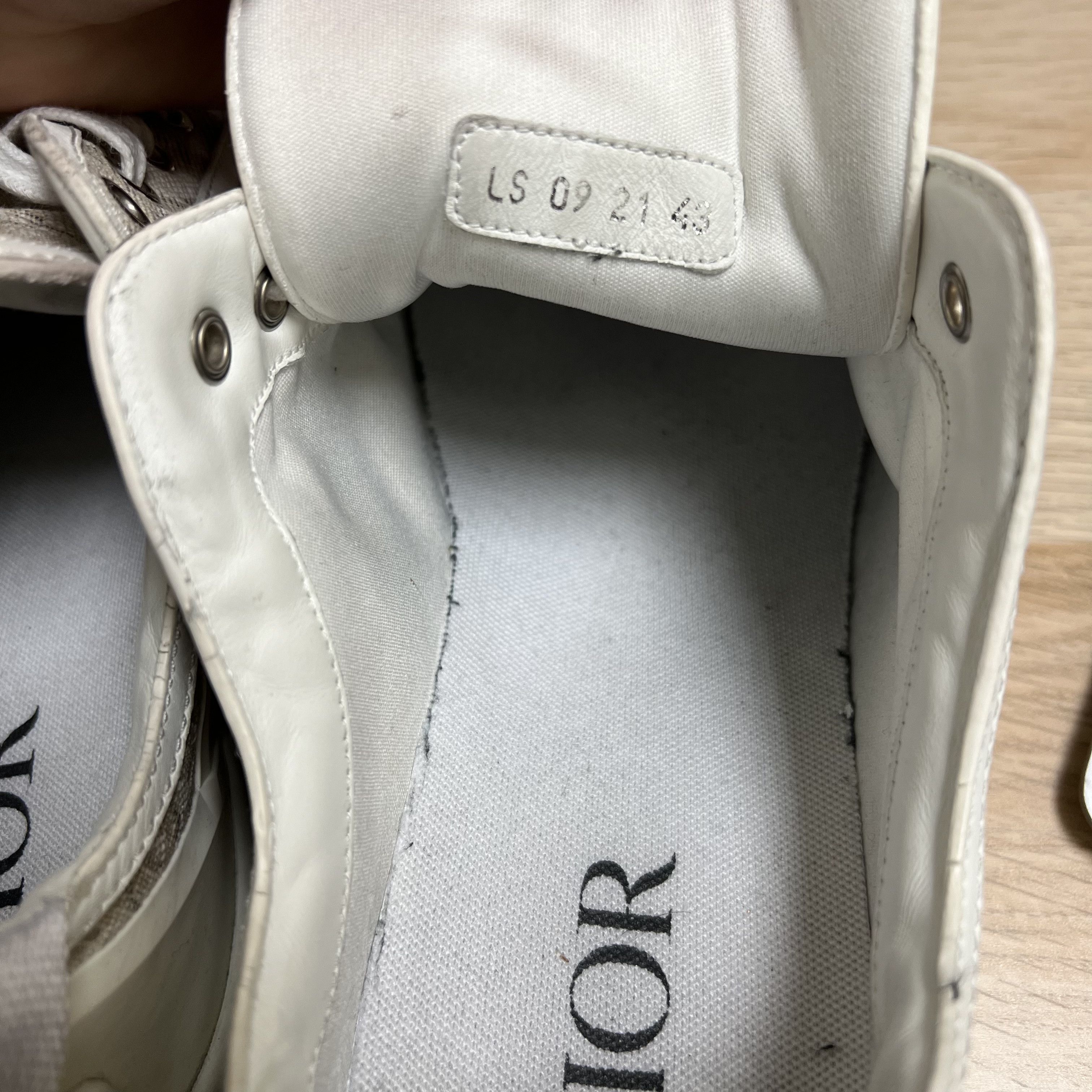 Christian Dior Monsieur Christian Dior Men's White and Cream Trainer Size US 10.5 / EU 43-44 - 9 Thumbnail