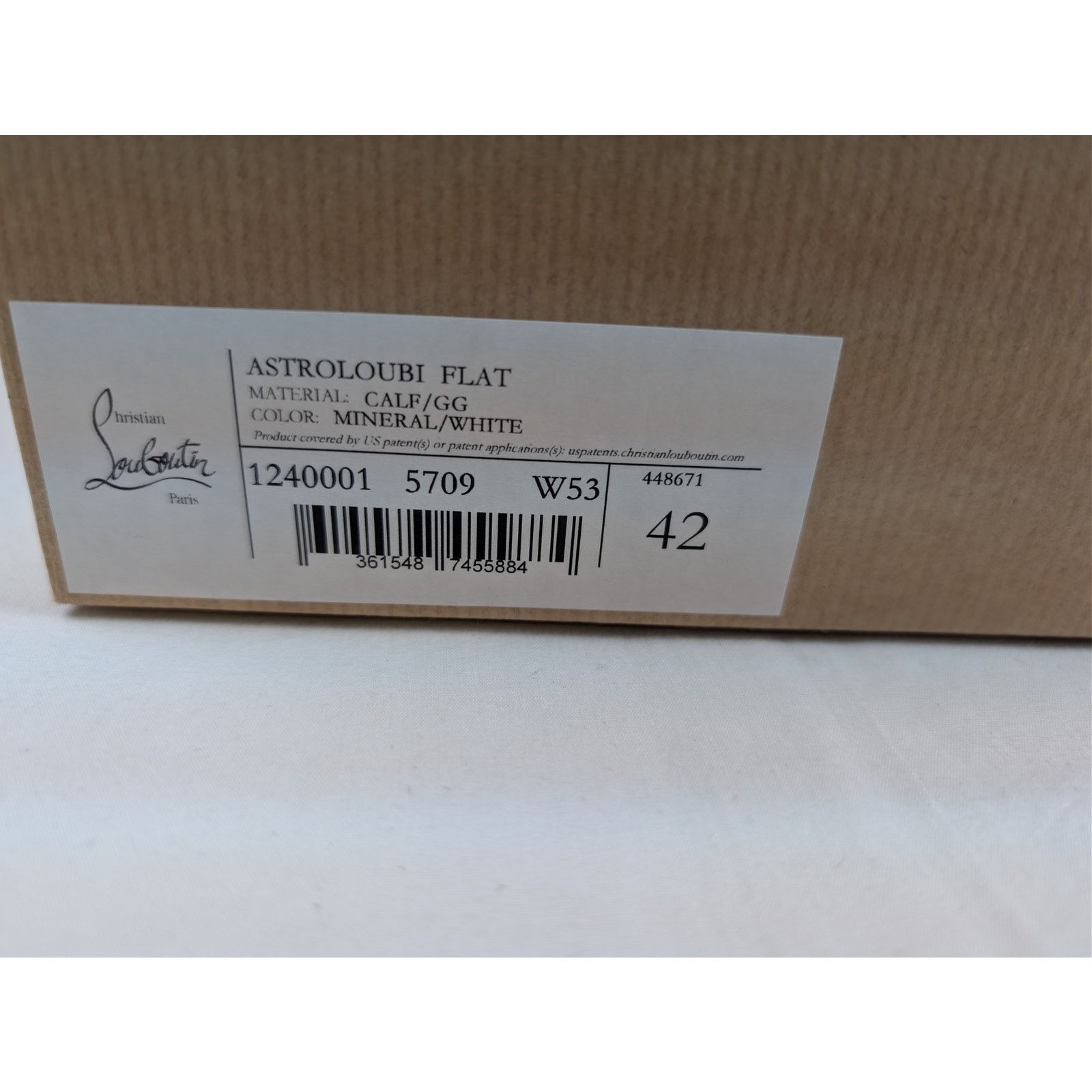 Christian Louboutin o1rshd1 Astroloubi low-top sneaker in light blue and white Size US 9 / EU 42 - 24 Thumbnail