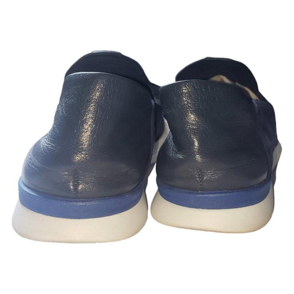 Cole Haan SH129 Cole Haan Nubuck Navy Grand Ambition Round Toe Wedge Size US 9.5 / IT 39.5 - 8 Thumbnail