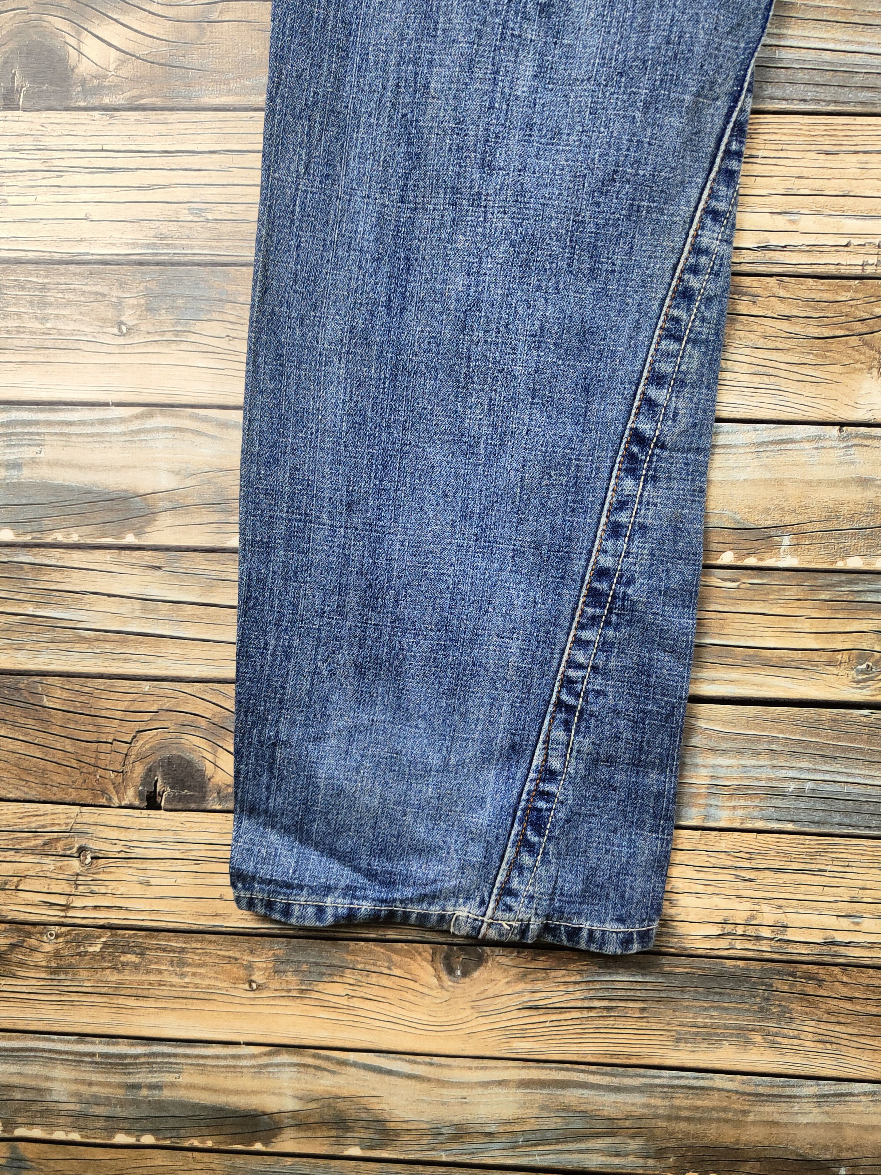 True Religion DL True Religion Blue Distressed Ripped Jeans #46-888 Size US 34 / EU 50 - 9 Thumbnail