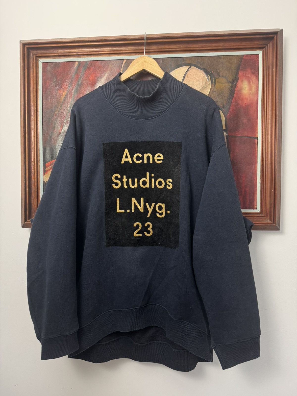 Acne Studios Acne Studios Beta Flock PAW14 Crewneck Sweatshirt  