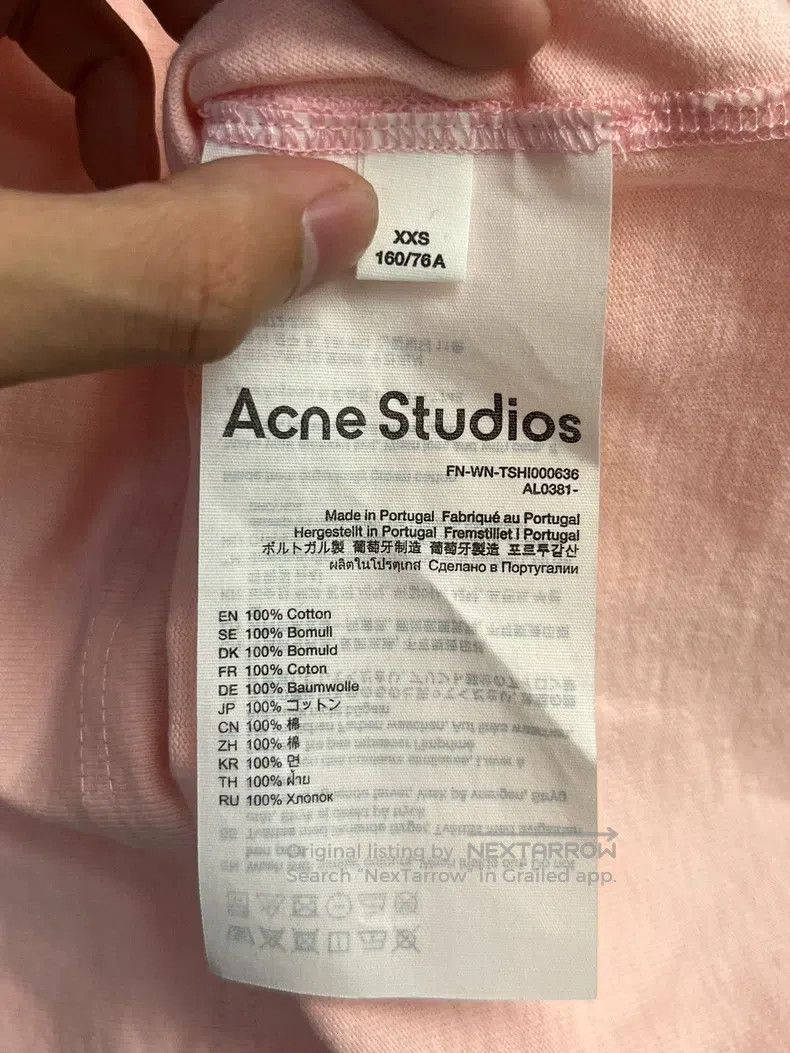 Acne Studios Acne Studios Round Neck Crew-neck Comfort Letter Pattern P Size US XXS / EU 40 - 4 Thumbnail