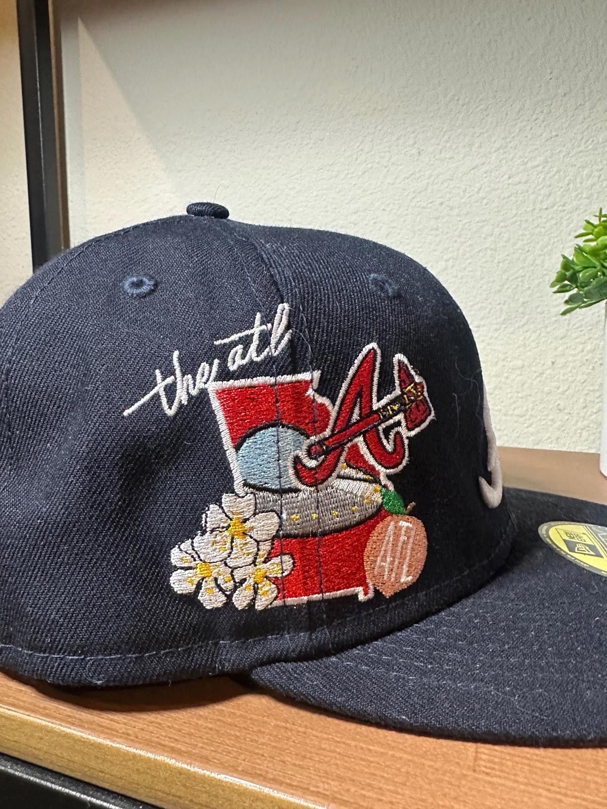 Other Atlanta Braves Fitted Hat Size ONE SIZE - 5 Thumbnail