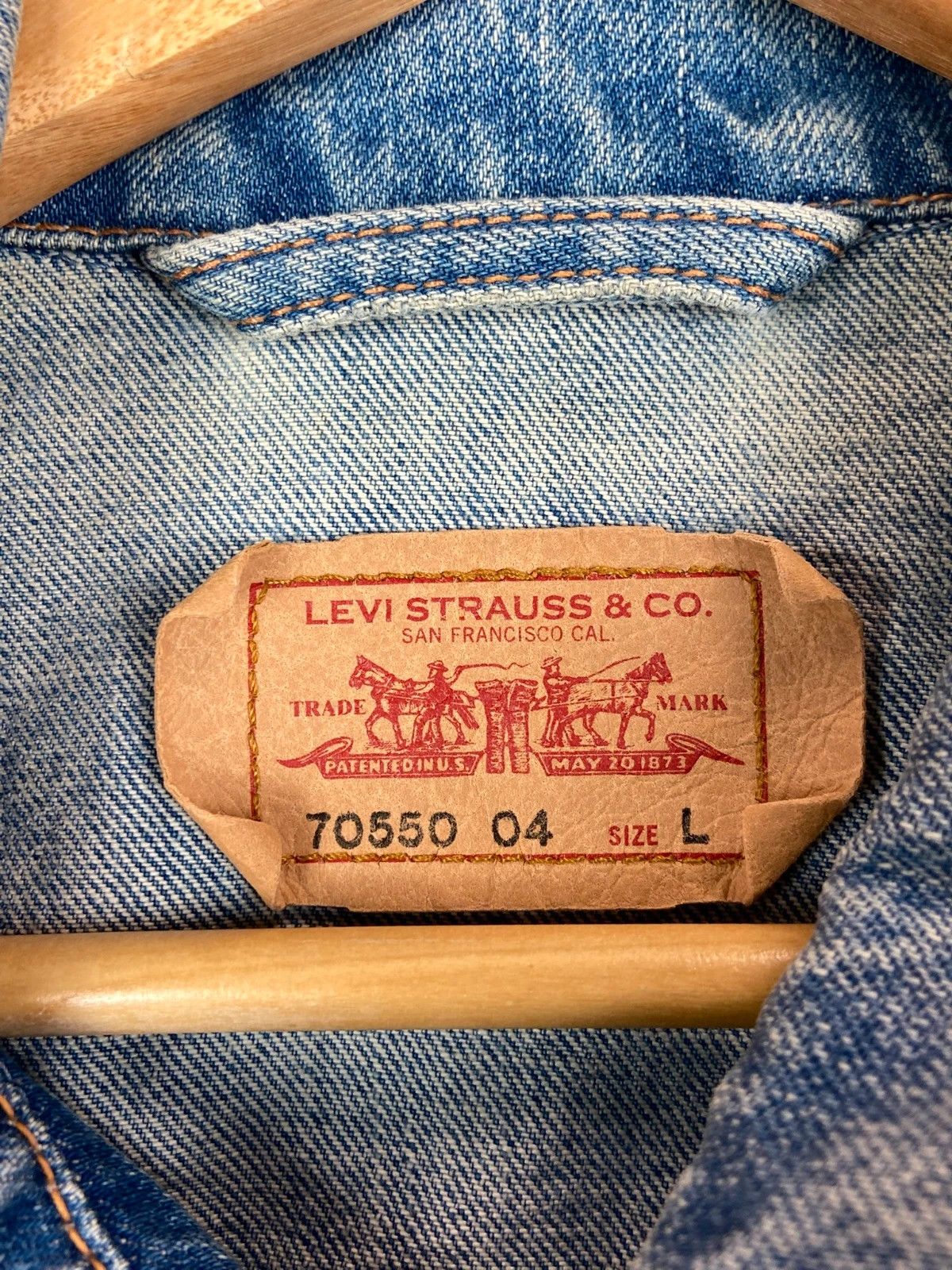 Levi's Levi’s Blue Denim Jacket L Vintage Streetwear Size US L / EU 52-54 / 3 - 4 Thumbnail
