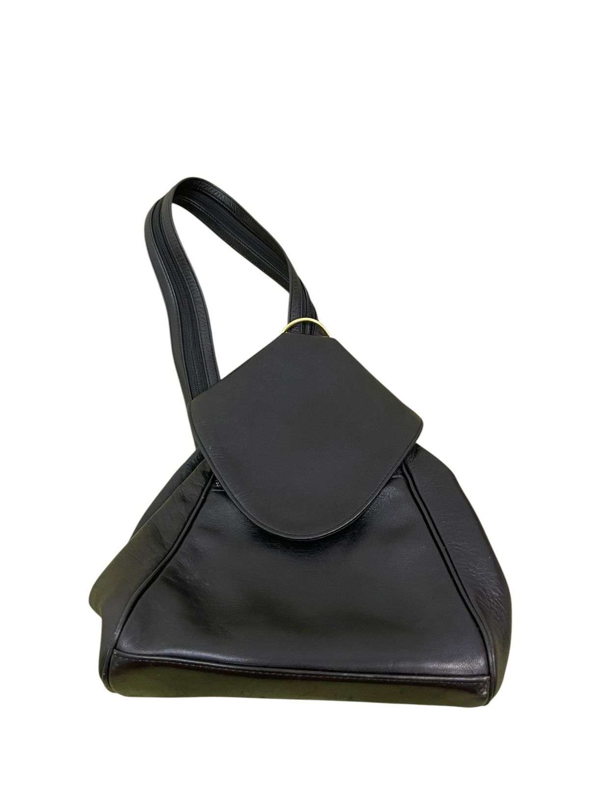 Japanese Brand Full Leather Kawano 2 Way Backpack Shoulder Bag 1🟩4 Size ONE SIZE - 5 Thumbnail
