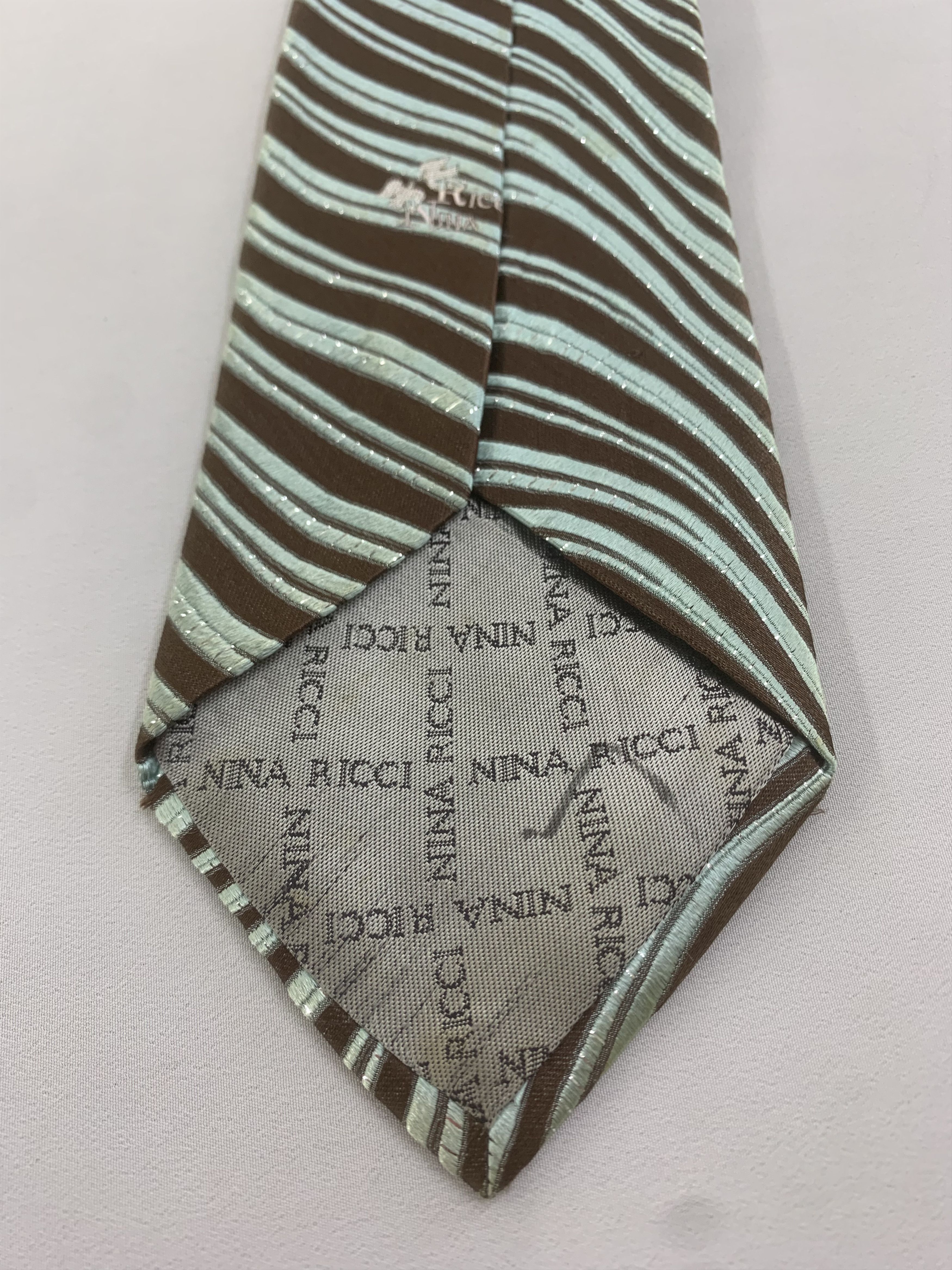 Vintage Nina Ricci silk tie NT1011 Size ONE SIZE - 3 Thumbnail