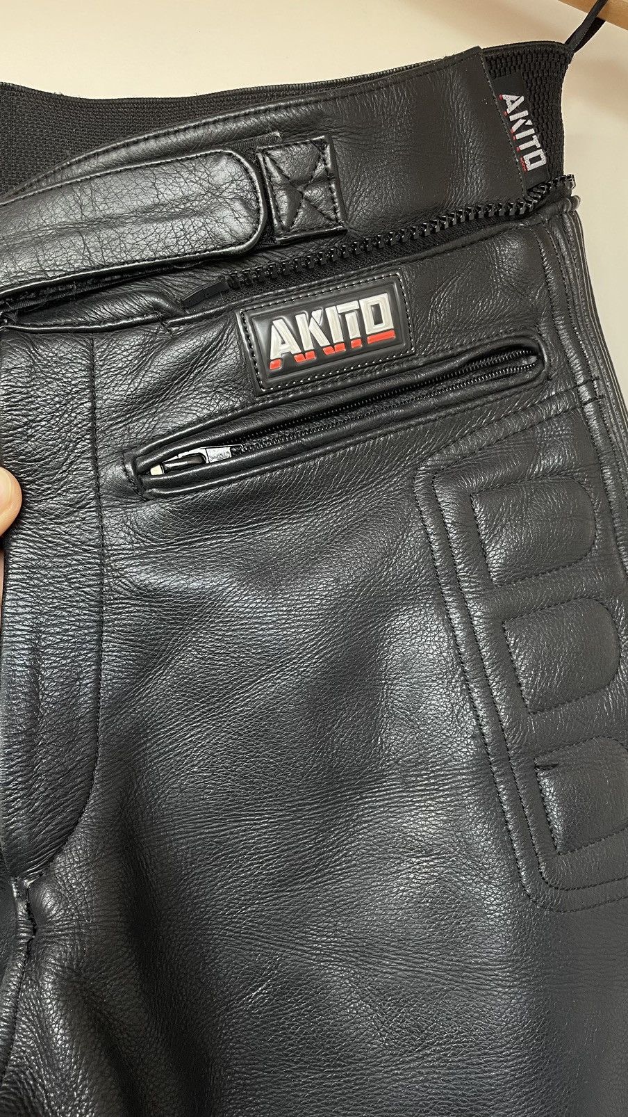 Other Akito Leather Motorcycle Pants - Size 34 Excellent Condition Size US 34 / EU 50 - 9 Thumbnail