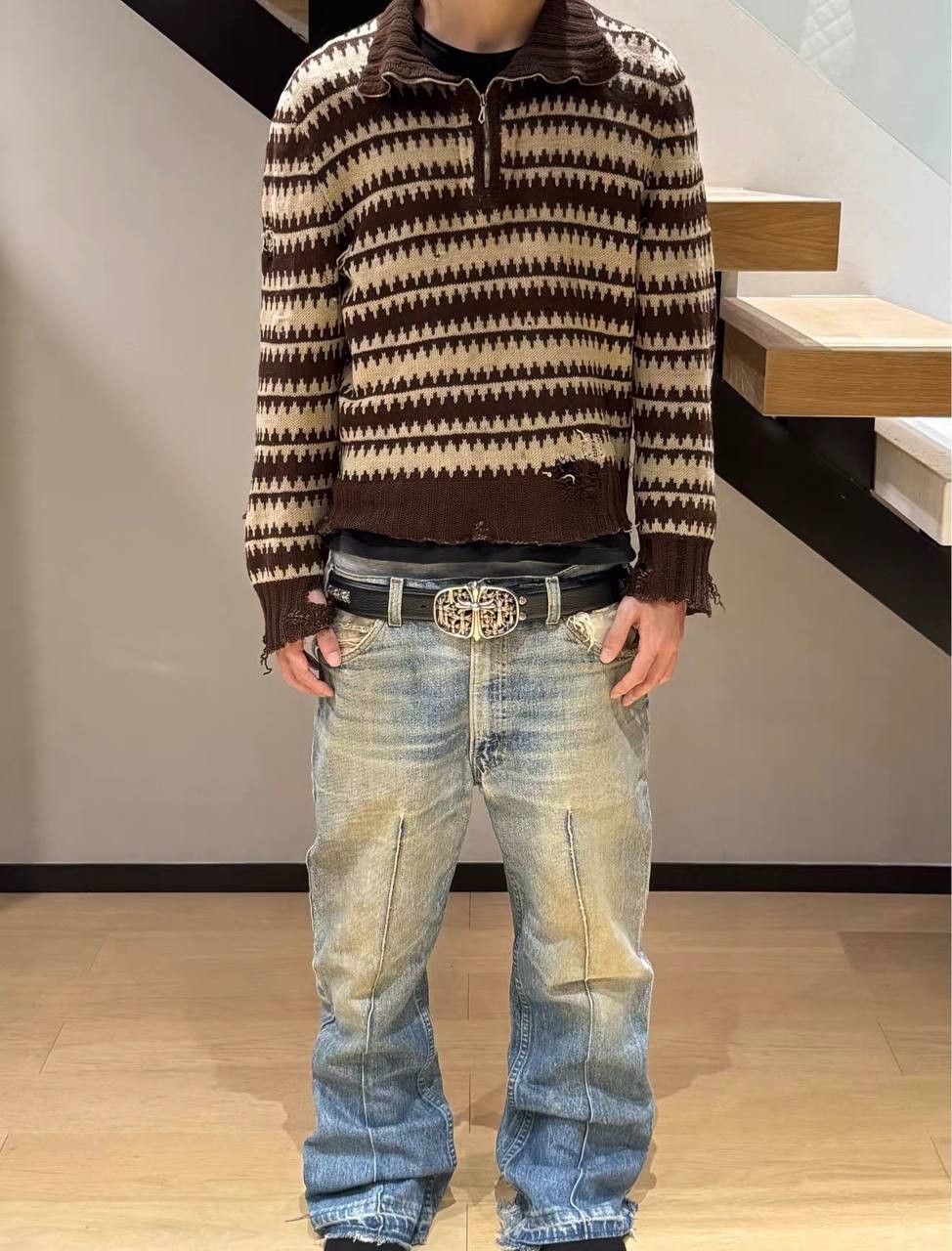Levi's Vintage Clothing Levi's 646 Boot Cut Jeans from the with a distressed effect Size US 36 / EU 52 - 1 Thumbnail