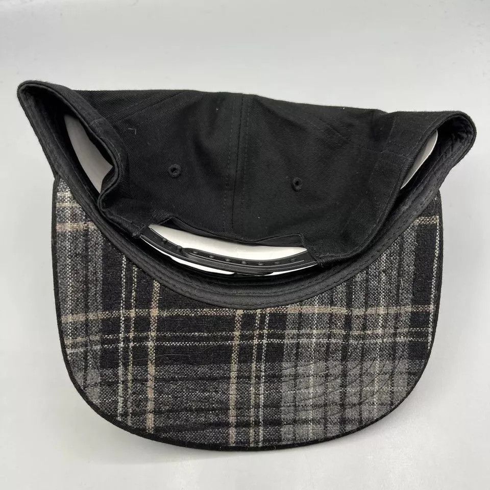 Other Z1R Motorcycle Hat Men Black Plaid Snap Back Cap Size ONE SIZE - 6 Thumbnail