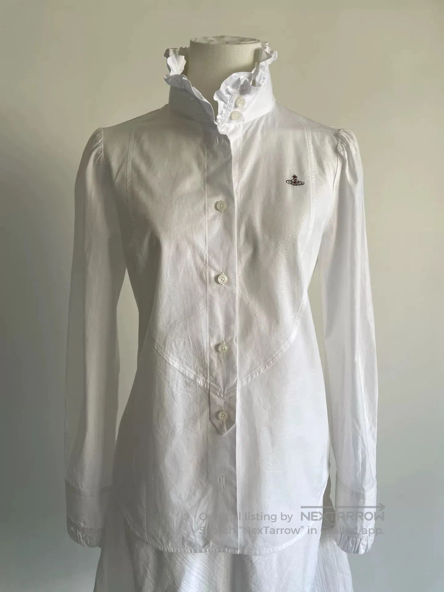 Vivienne Westwood vivienne westwood ruffled collar embroidered shirt. Size S / US 4 / IT 40 - 2 Thumbnail
