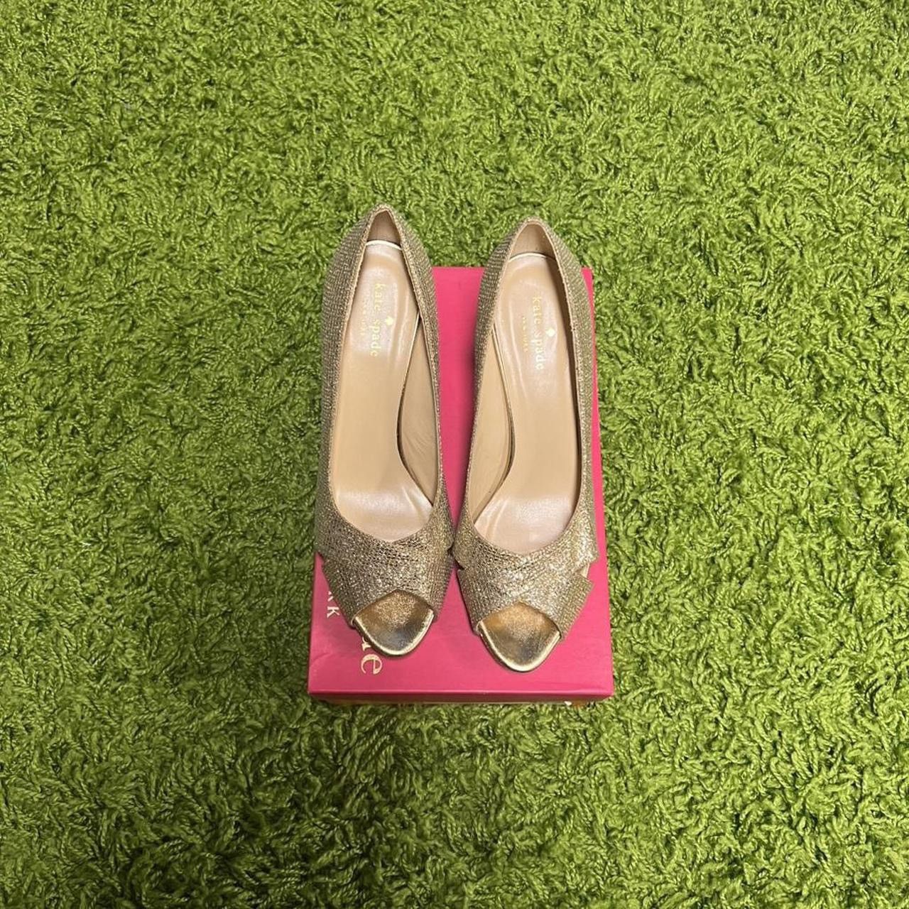 Kate Spade Women's Kate Spade Billie Starlight Italy Glitter Peep-Toe Size US 9 / IT 39 - 1 Thumbnail