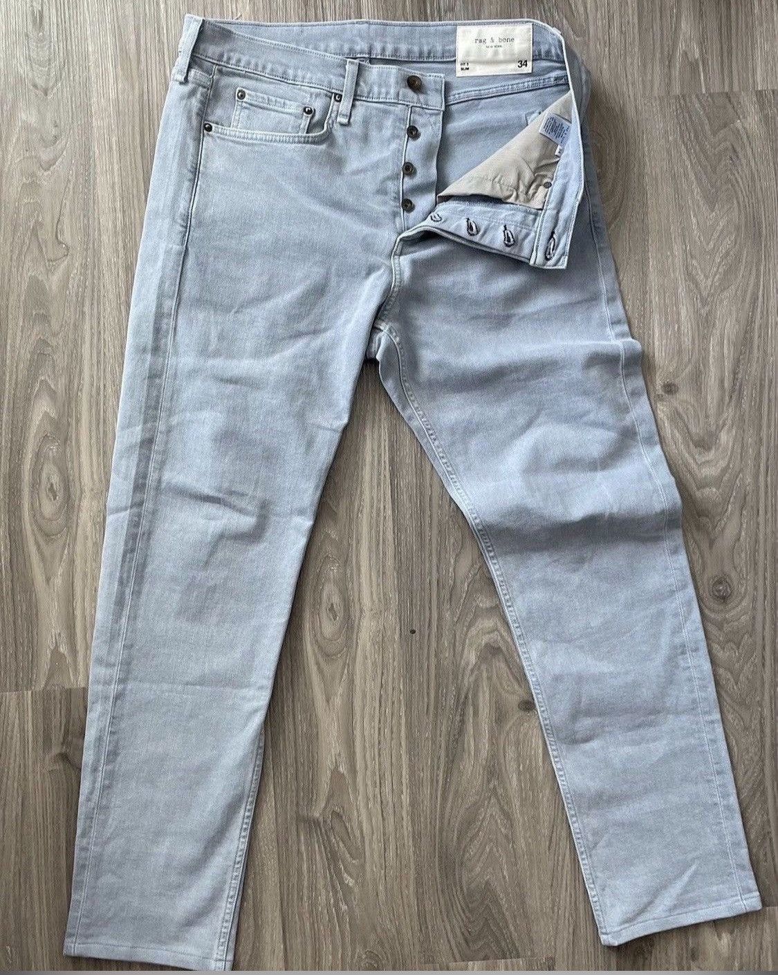 Rag & Bone Fit 2 “Shade” Denim Jeans Size US 34 / EU 50 - 4 Thumbnail
