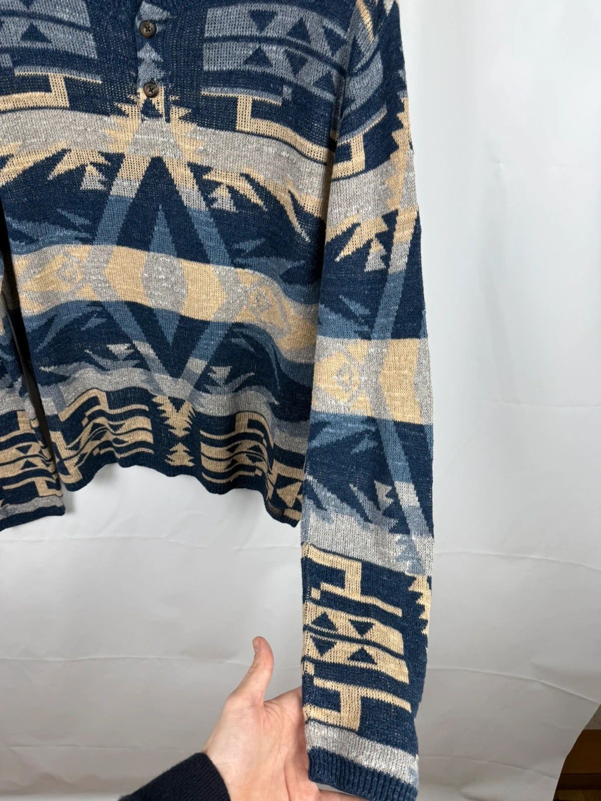 Denim & Supply Ralph Lauren Denim & Supply Ralph Lauren Navajo Knit Cotton Pullover Size US L / EU 52-54 / 3 - 6 Thumbnail