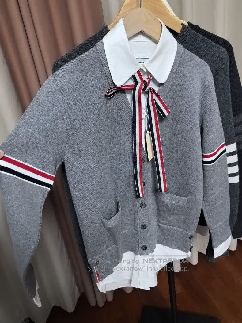 Thom Browne Thom Browne Sleeve badge cardigan Size XS / US 0-2 / IT 36-38 - 1 Thumbnail