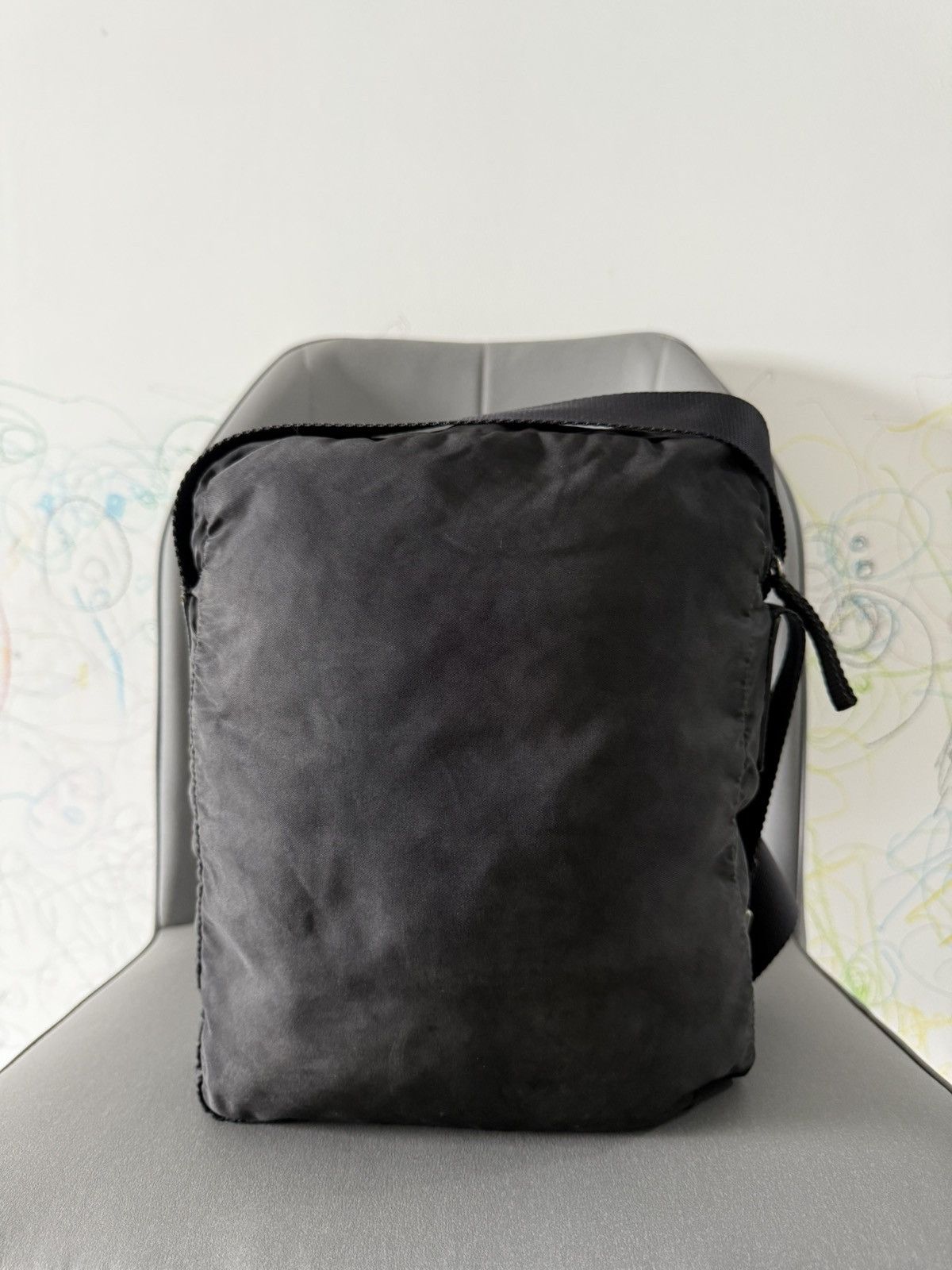 Prada Vintage Prada Black Medium Crossbody Sling Bag Size ONE SIZE - 4 Thumbnail