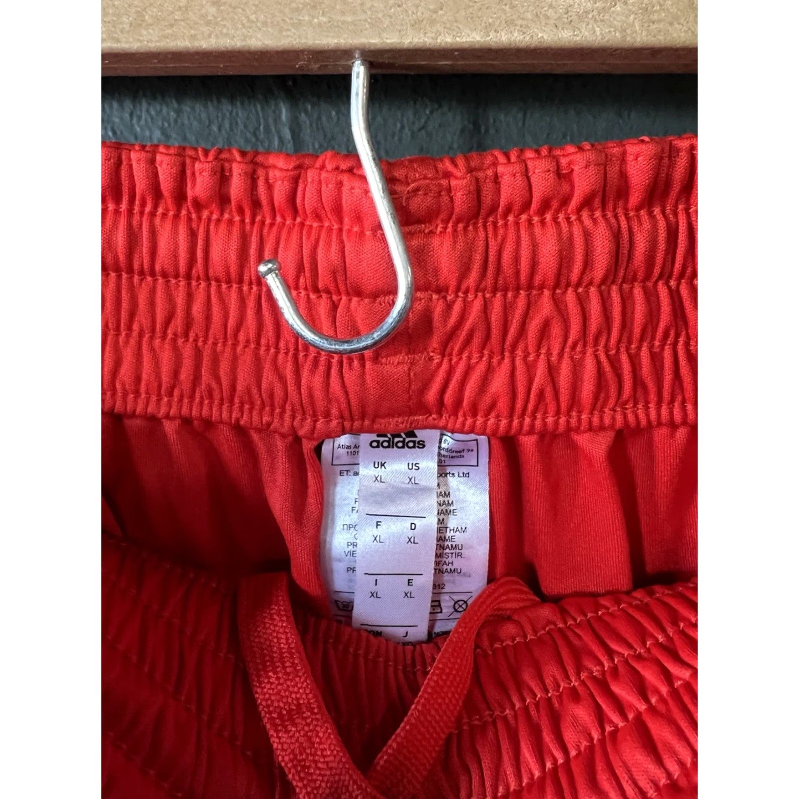 Adidas Adidas Men's Red Athletic Basketball Shorts XL Drawstring Sportswear Size US 36 / EU 52 - 3 Thumbnail