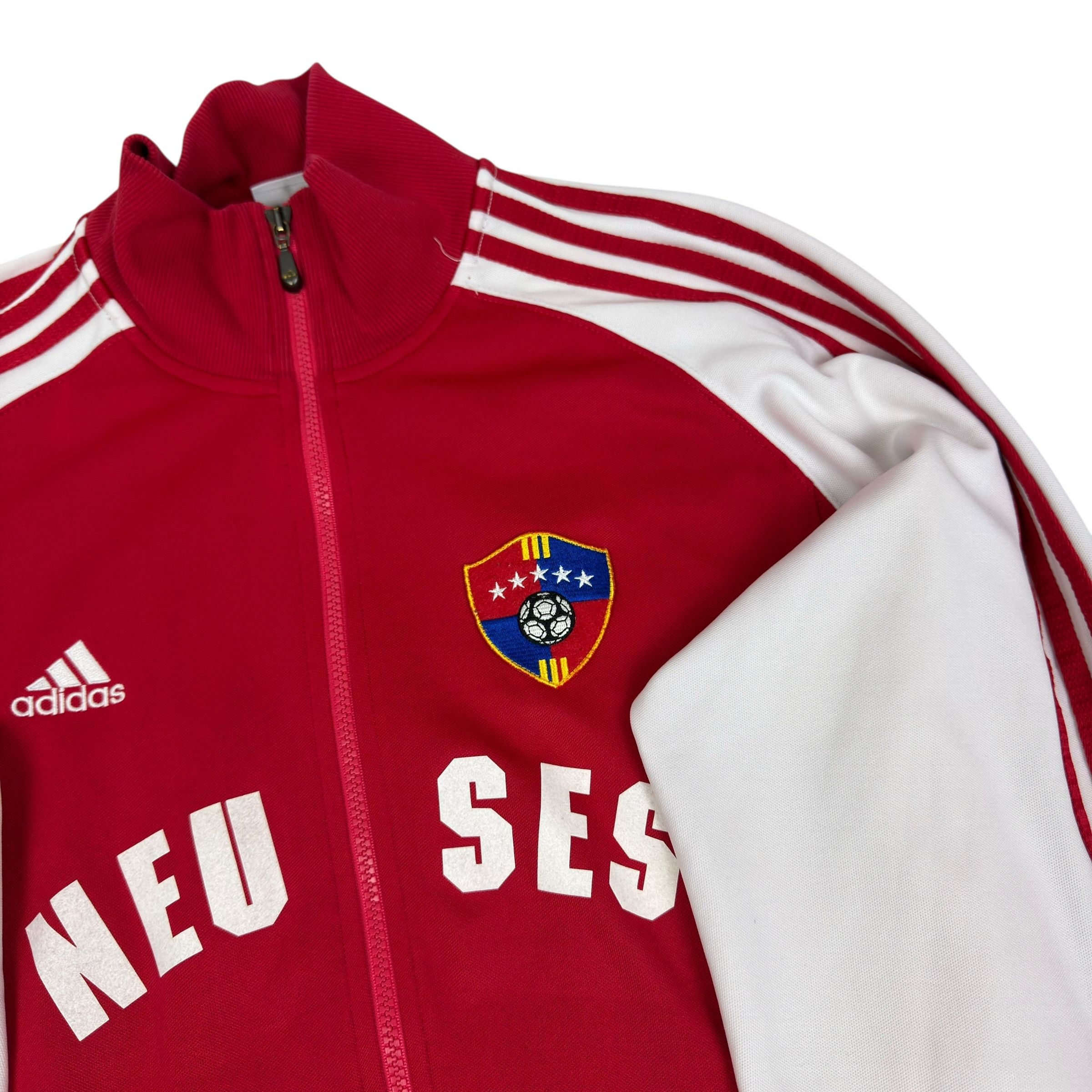 Adidas Adidas Colombia red White Long Sleeve Full Zip Jacket Size US L / EU 52-54 / 3 - 6 Thumbnail