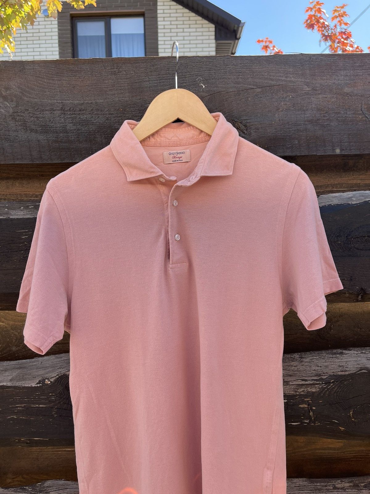 Gran Sasso Gran Sasso peach polo shirt Size US M / EU 48-50 / 2 - 9 Thumbnail