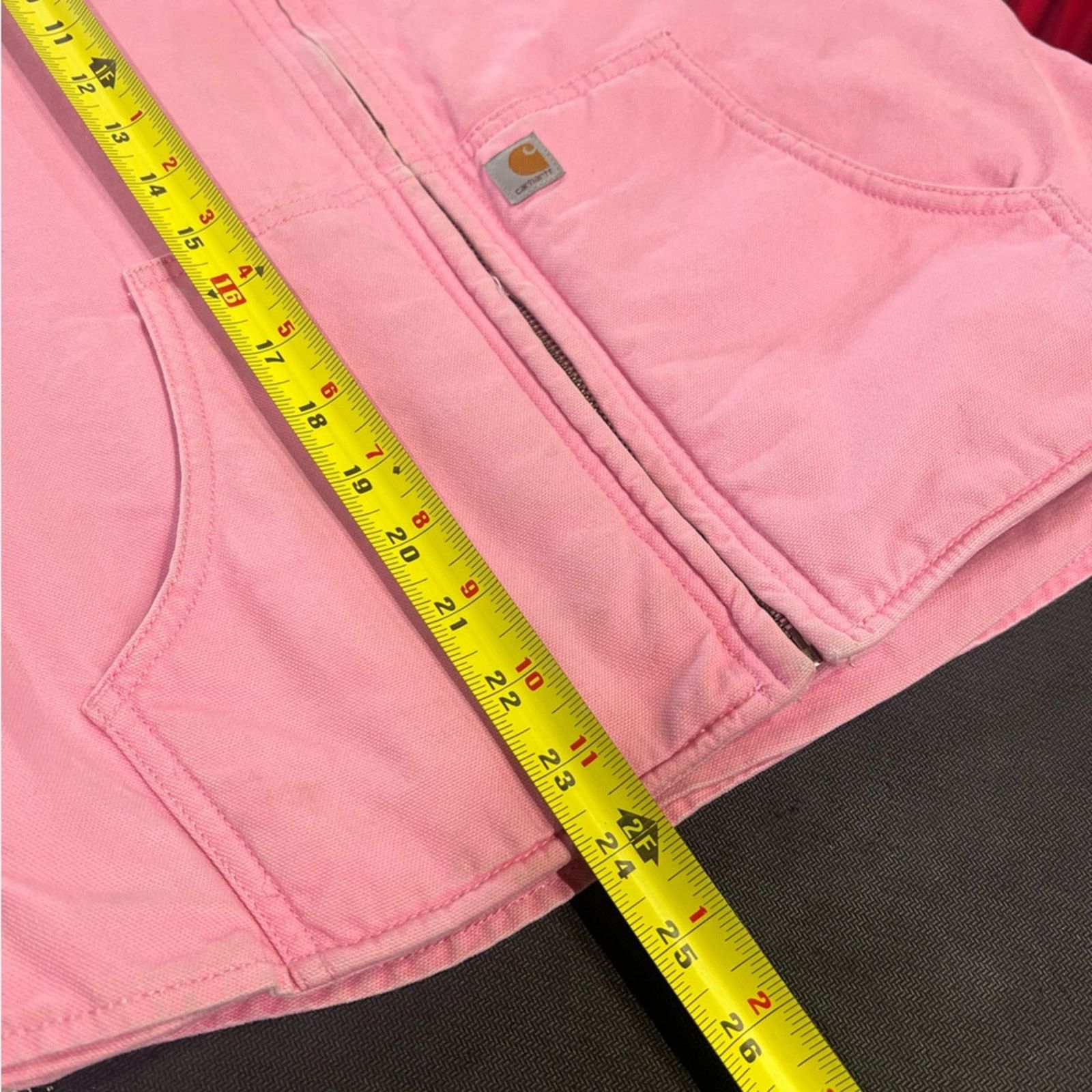 Carhartt Carhartt Pink Sherpa Lined Jacket Youth Size US L / EU 52-54 / 3 - 7 Thumbnail