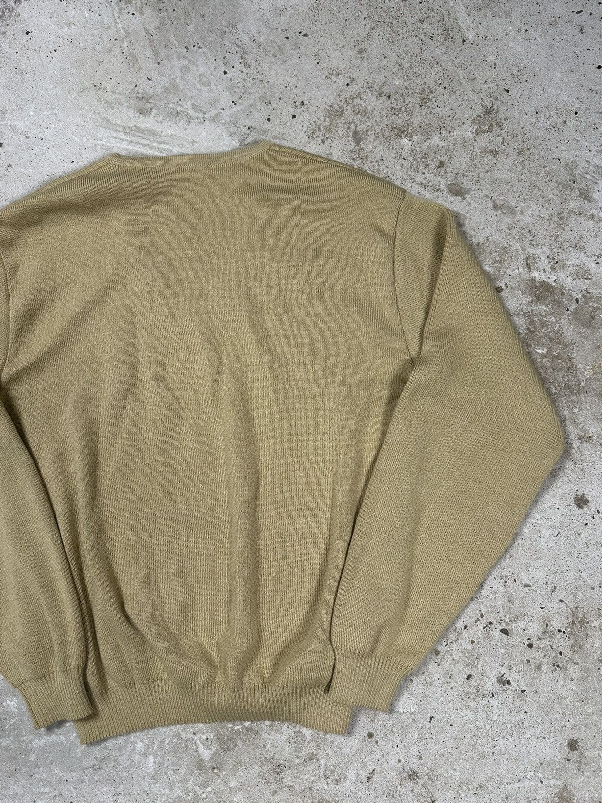 Vintage Vintage 90s Polizei Knit V Neck Sweater Badge Size US S / EU 44-46 / 1 - 8 Thumbnail