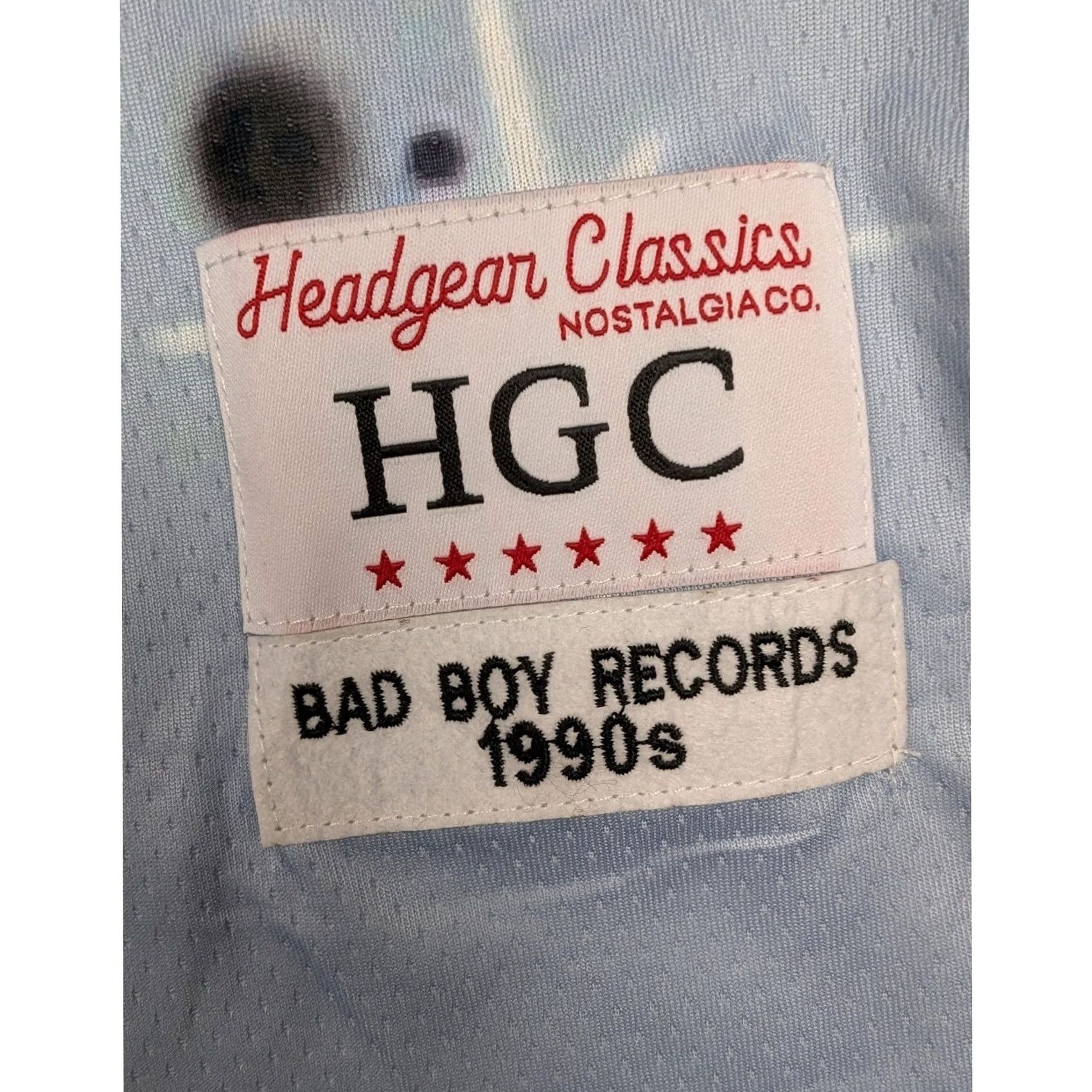 Vintage Headgear Classics Jersey Mens 3XL Blue Tank Bad Boy Records 90s Basketball Throwback Size US XXL / EU 58 / 5 - 4 Thumbnail
