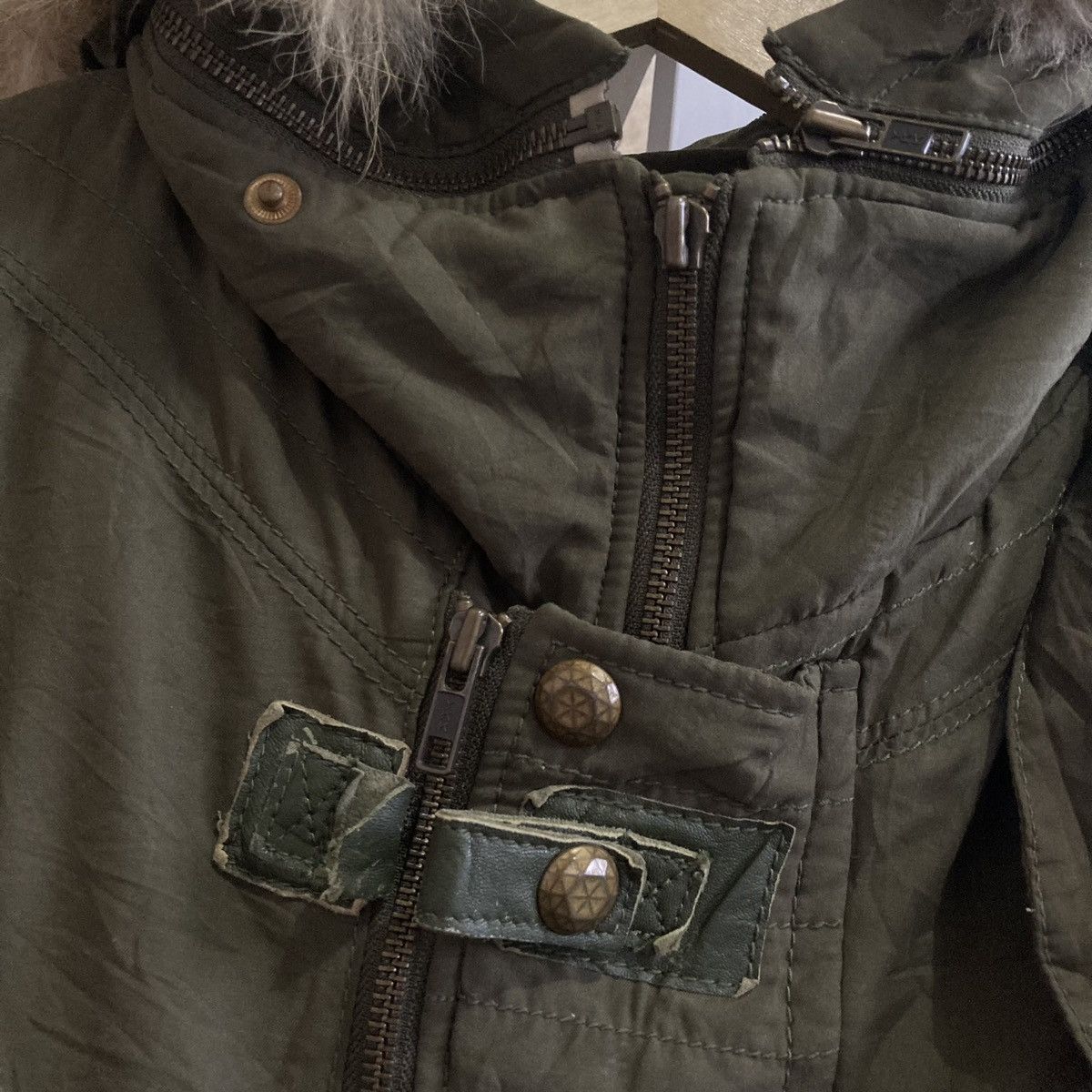Le Grande Bleu (L.G.B.) SLY - Bondage Bono Fur OG Apocalypse Vkei Jacket Japanese Size US M / EU 48-50 / 2 - 10 Thumbnail