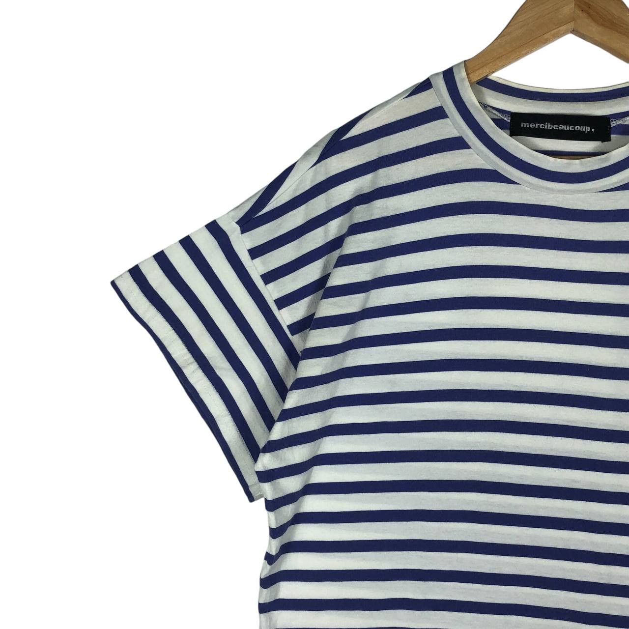 Issey Miyake × Japanese Brand × mercibeaucoup Vintage Mercibeaucoup women stripes t-shirt Size M / US 6-8 / IT 42-44 - 3 Thumbnail
