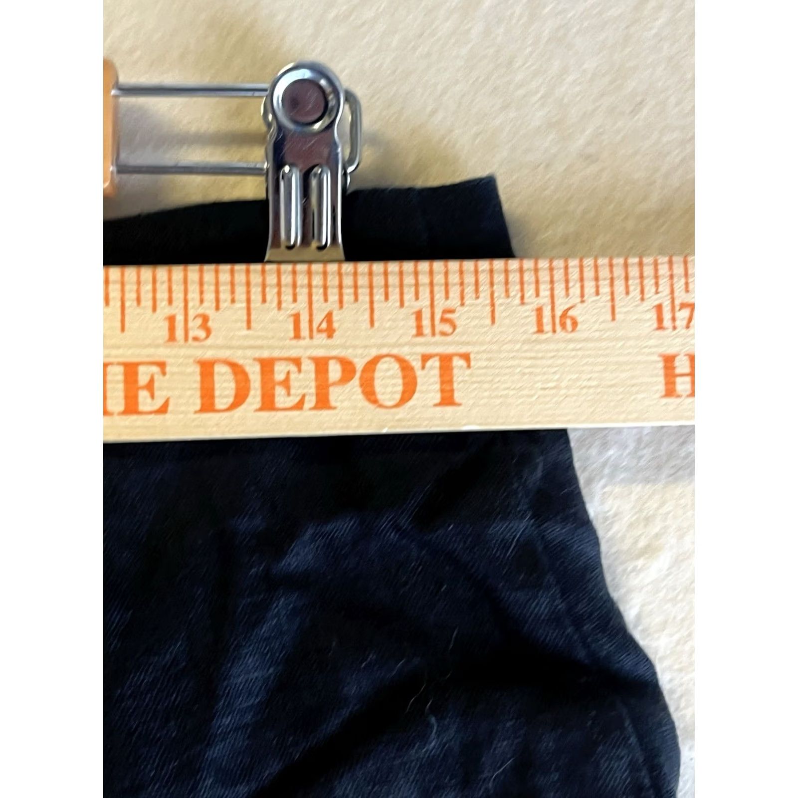 Vintage Olivaceous Linen Black Women's Shorts L Casual Flat Front Pockets Beach Bohemian 100% Linen Regular Fit Size 36" / US 14 / IT 50 - 3 Thumbnail