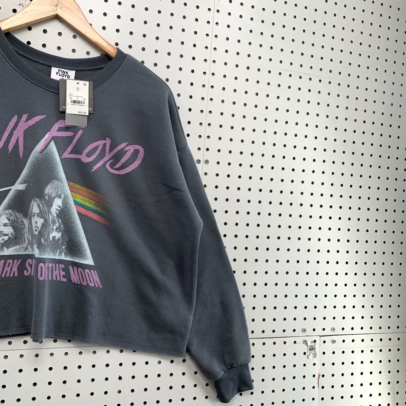 Vintage Pink Floyd Sweatshirt Gray Crewneck Pullover Womens M 27x22 NWT Size M / US 6-8 / IT 42-44 - 4 Thumbnail