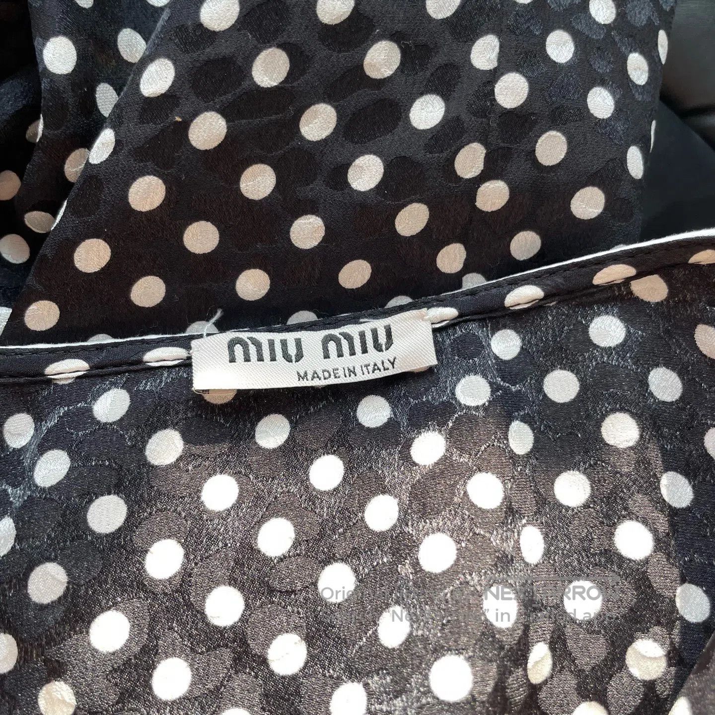 Miu Miu Miu Miu Satin Fringe Short Sleeve Sun Protection Shirt| Size XS / US 0-2 / IT 36-38 - 4 Thumbnail