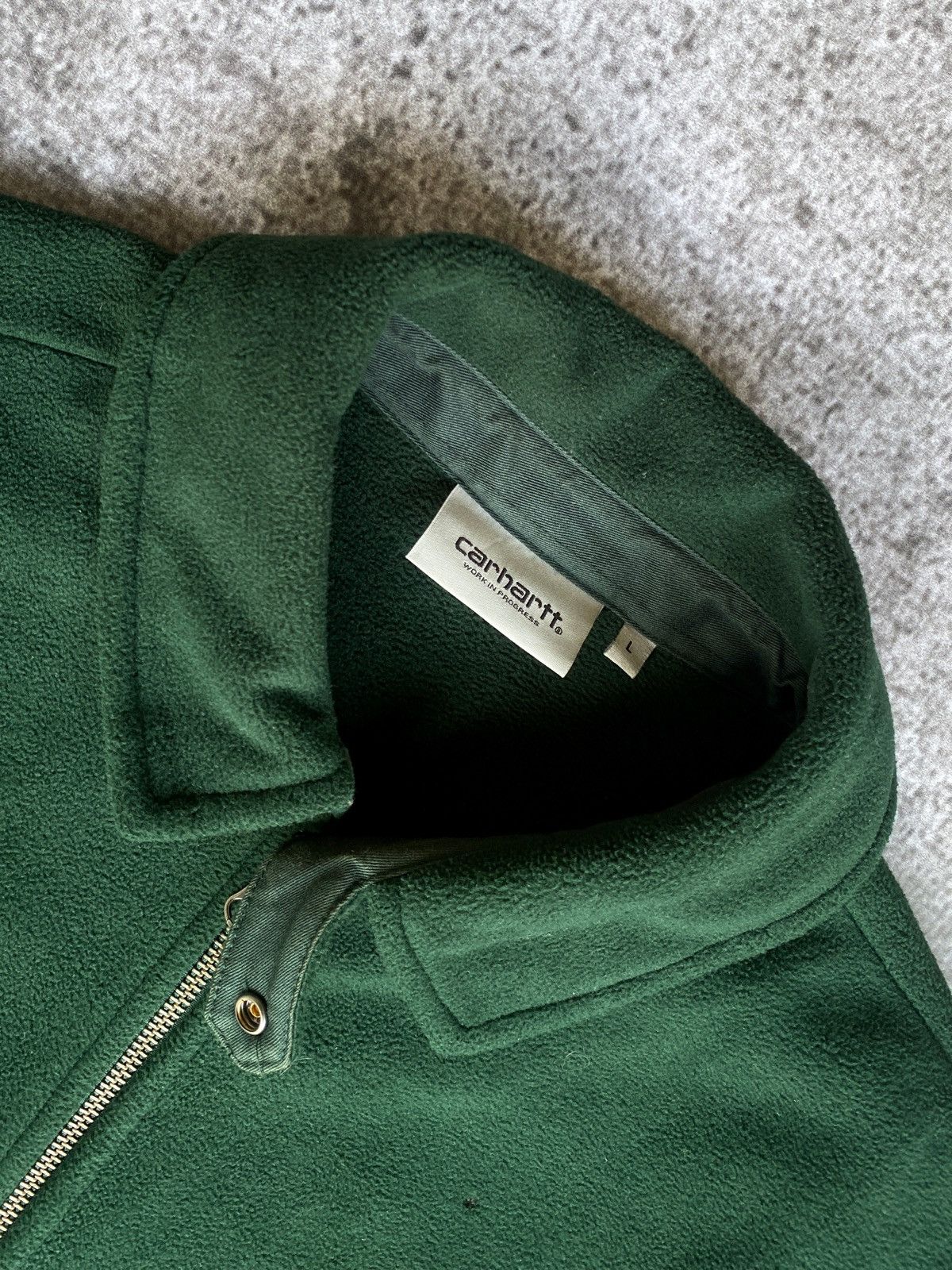 Carhartt Wip Carhartt WIP Dennis Fleece Jacket Green Size US L / EU 52-54 / 3 - 5 Thumbnail