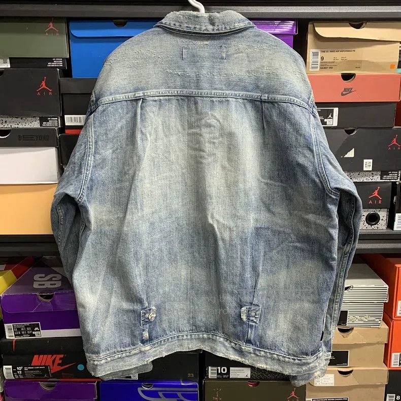 Neighborhood Neighborhood Water Washed Denim Jacket Size US XL / EU 56 / 4 - 4 Thumbnail