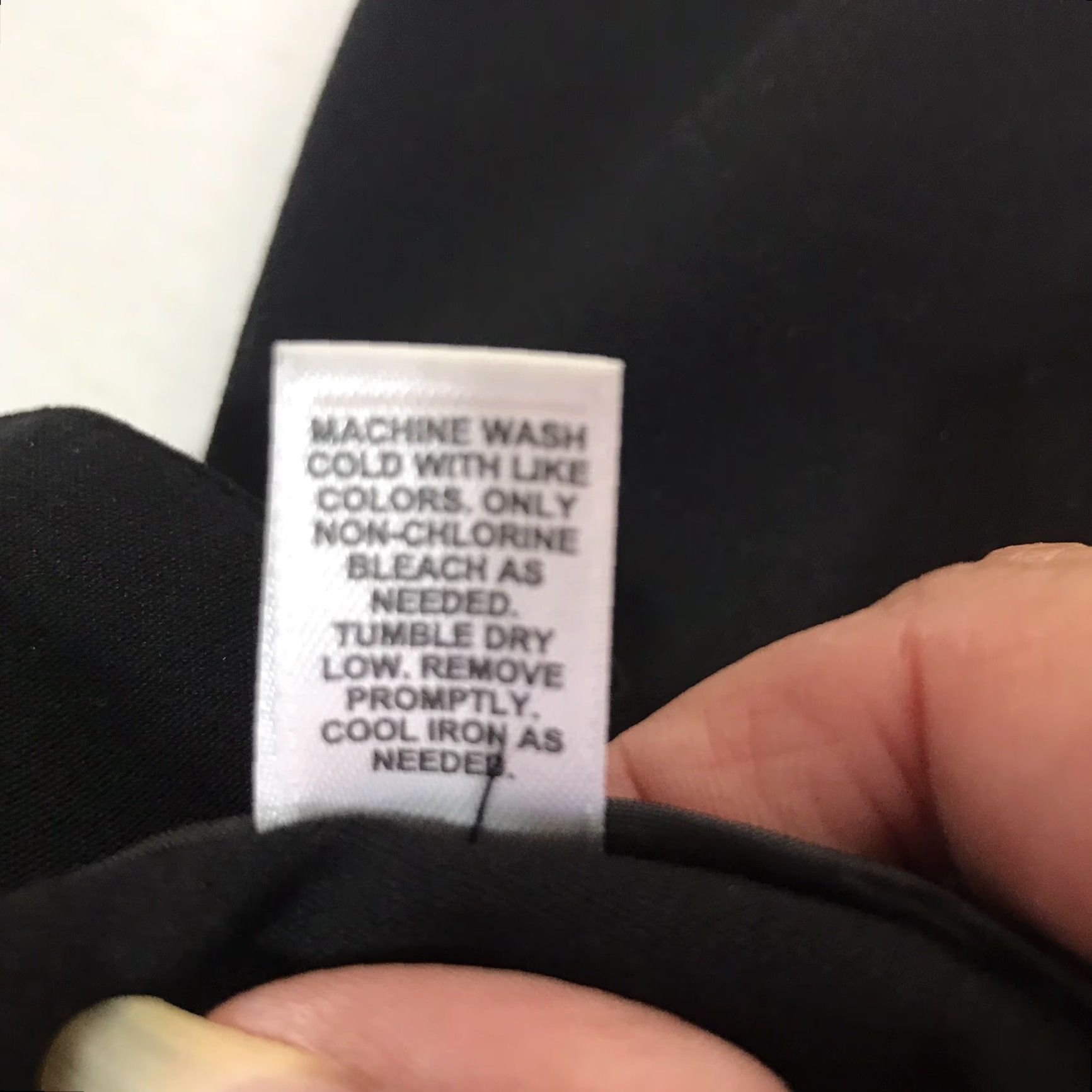 Vintage CATO Black Mid-Rise Straight Fit Dress Pants Womens Size 14P Petite Business Casual Size 36" / US 14 / IT 50 - 6 Thumbnail
