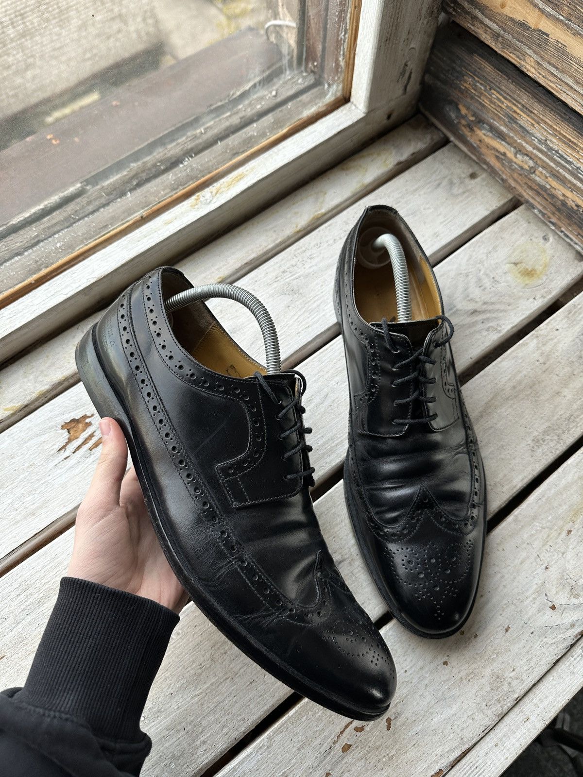 Melvin & Hamilton LUXURY 🚨 MELVIN & HAMILTON VNTG SHOES MEN BLACK LUXURY RARE Size US 12 / EU 45 - 1 Thumbnail