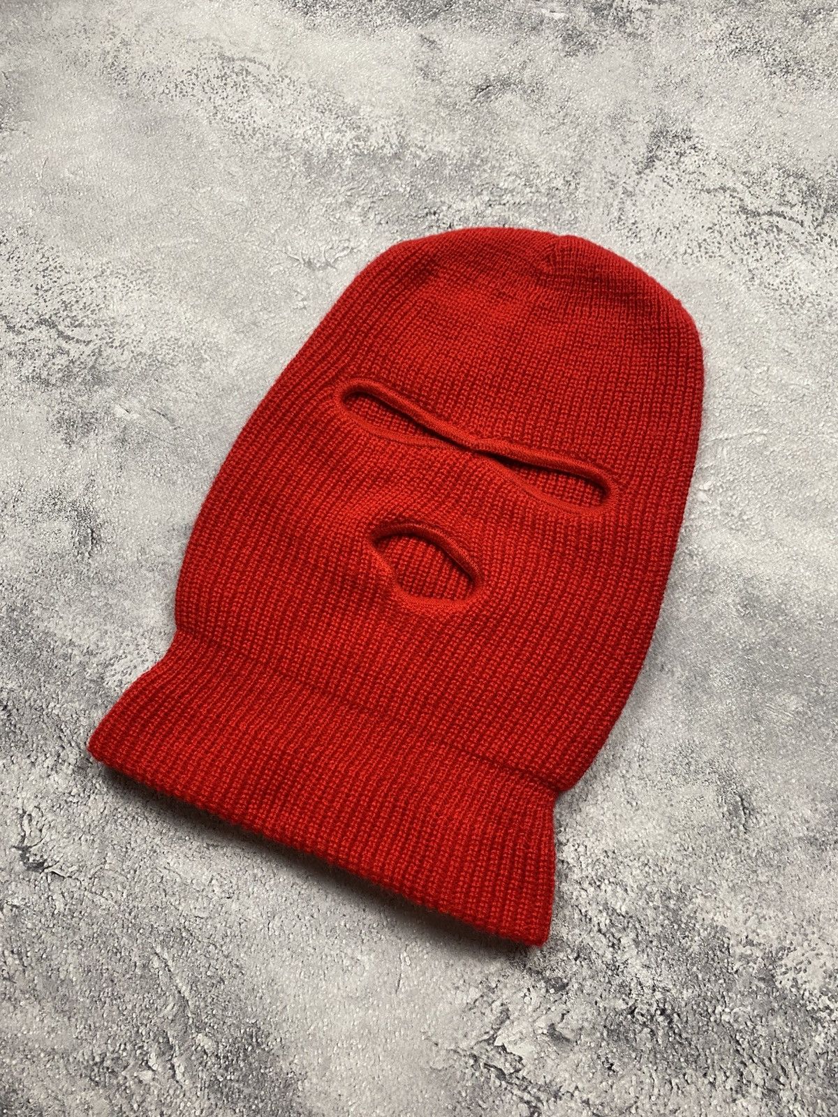Japanese Brand Balaclava Knit Red Hat Vintage Ski Mask Rare Hype Streetwear Size ONE SIZE - 1 Thumbnail