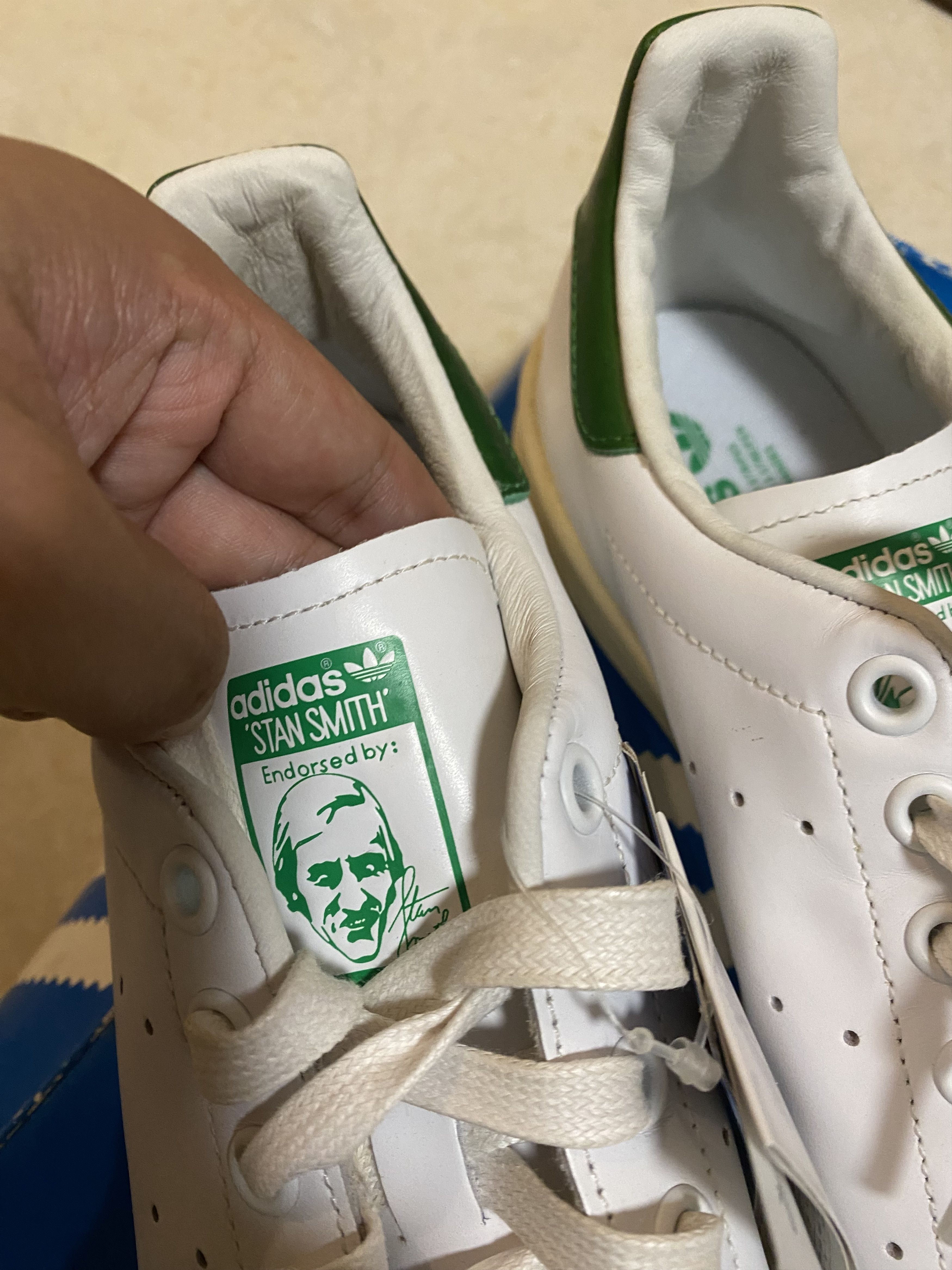 Adidas Adidas Stan Smith Green and White Sneakers US7.5 Size US 7.5 / EU 40-41 - 4 Thumbnail