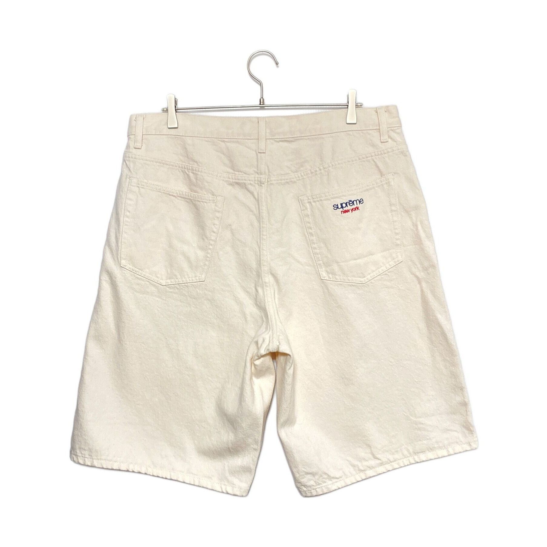 Supreme SUPREME Baggy Denim Short Baggy silhouette Ivory Size 36 Size US 36 / EU 52 - 2 Thumbnail