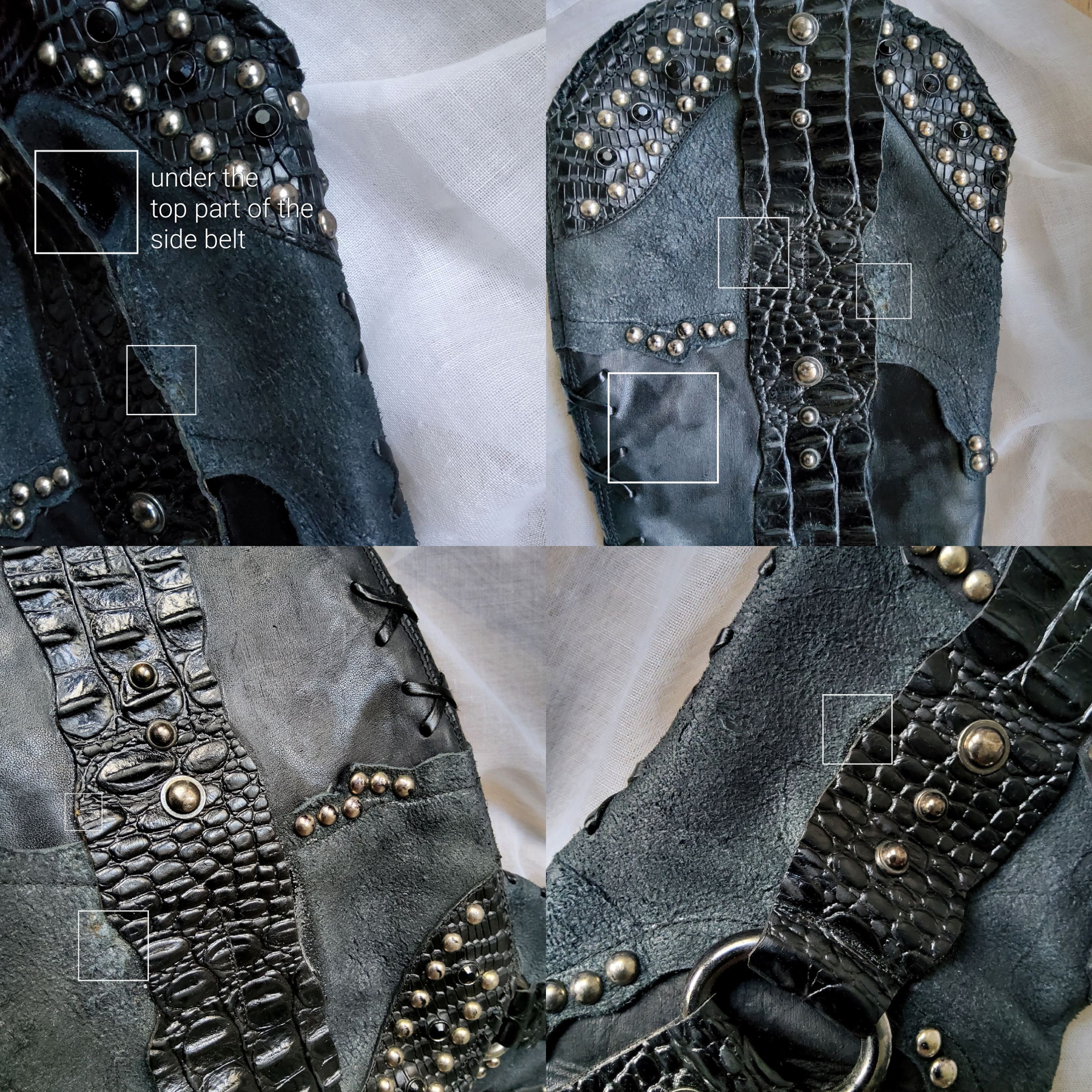 Other El Dantes vintage y2k deadstock studded leather boots Size US 8 / IT 38 - 10 Thumbnail