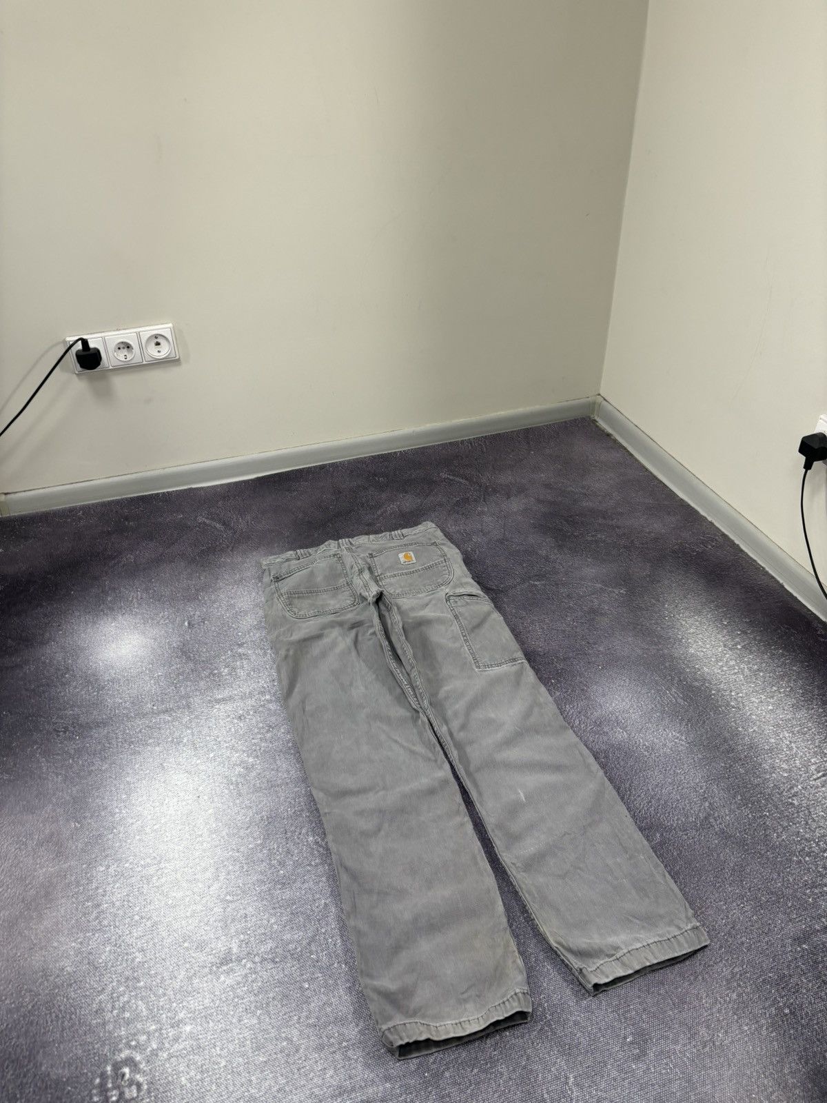 Carhartt Vintage Carhartt USA Gray Distressed Y2K Hype Work Pants Size US 32 / EU 48 - 3 Thumbnail