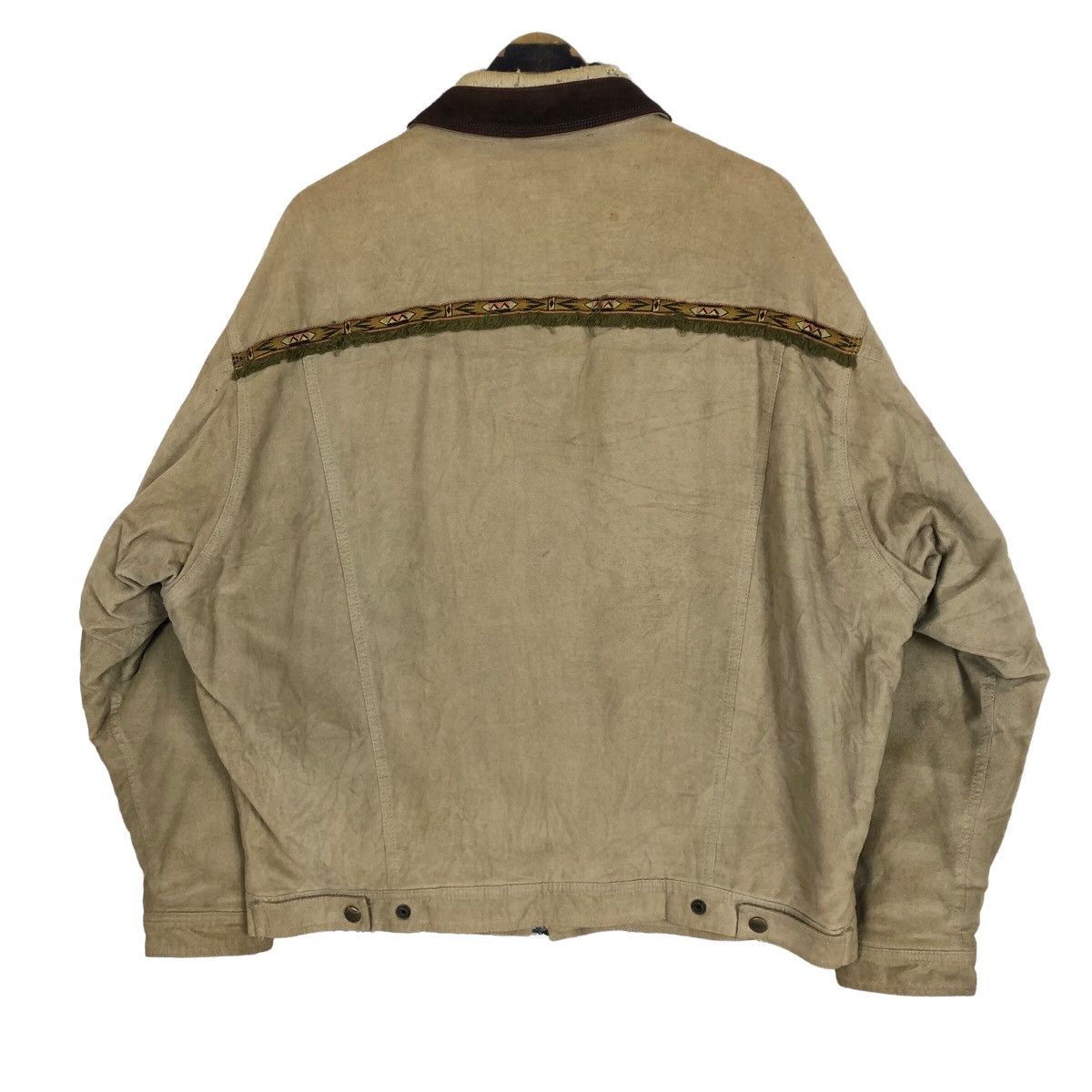 Nigel Cabourn Vintage 90s Nigel Cabourn England Navajo Worker Jacket Size US XL / EU 56 / 4 - 15 Thumbnail