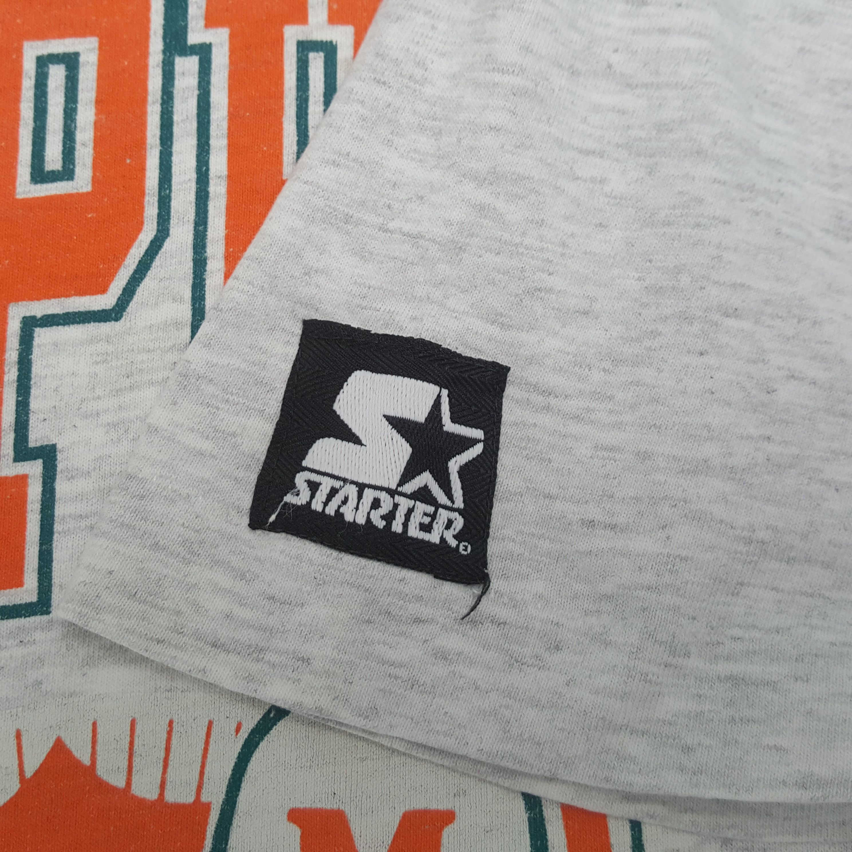 NFL × Starter × Vintage Vintage MIAMI Dolphin Football NFL Team T-shirt C276N80 Size US M / EU 48-50 / 2 - 5 Thumbnail