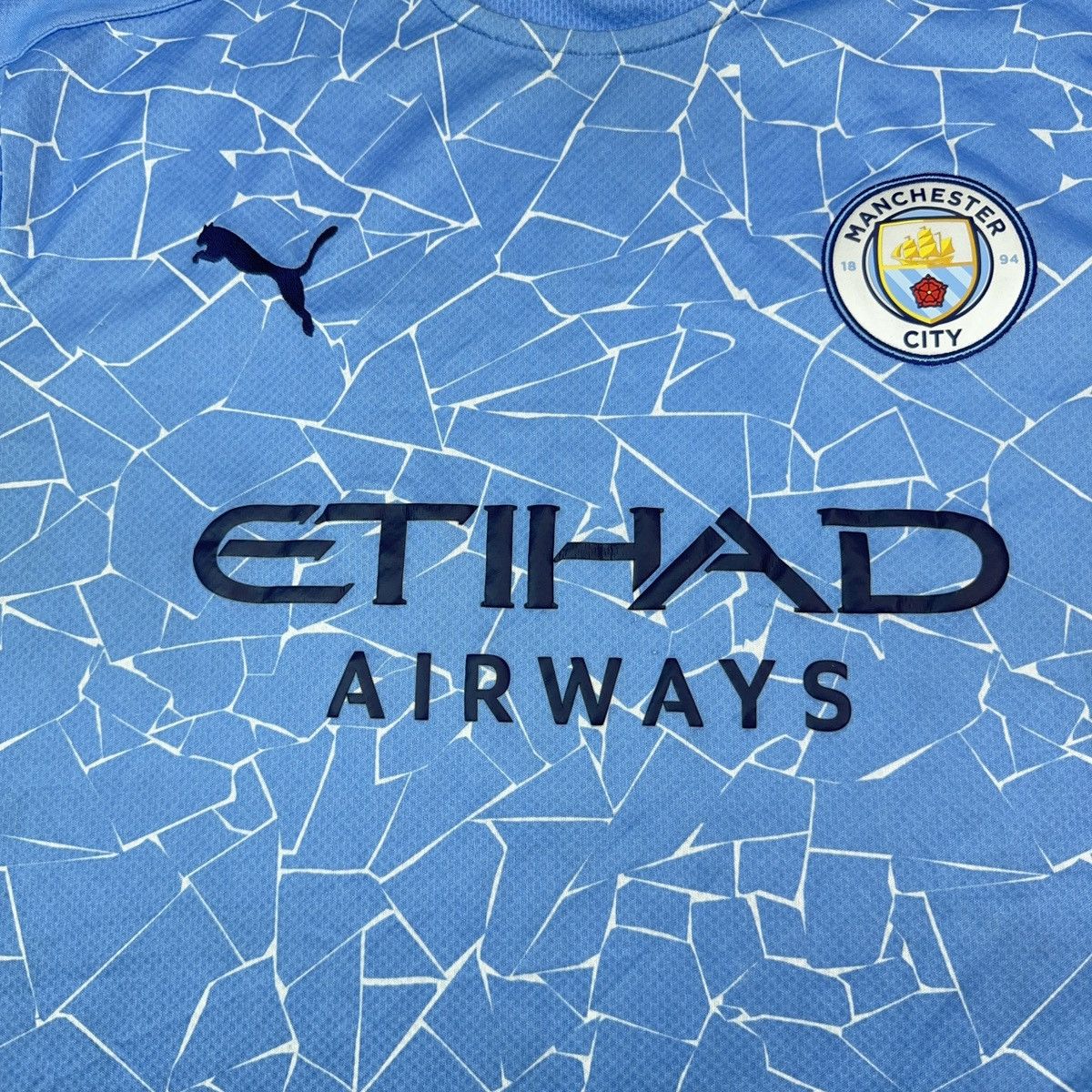 Puma Puma Manchester City Jersey 2020-21 Home Kit Football Shirt Size US XL / EU 56 / 4 - 12 Thumbnail