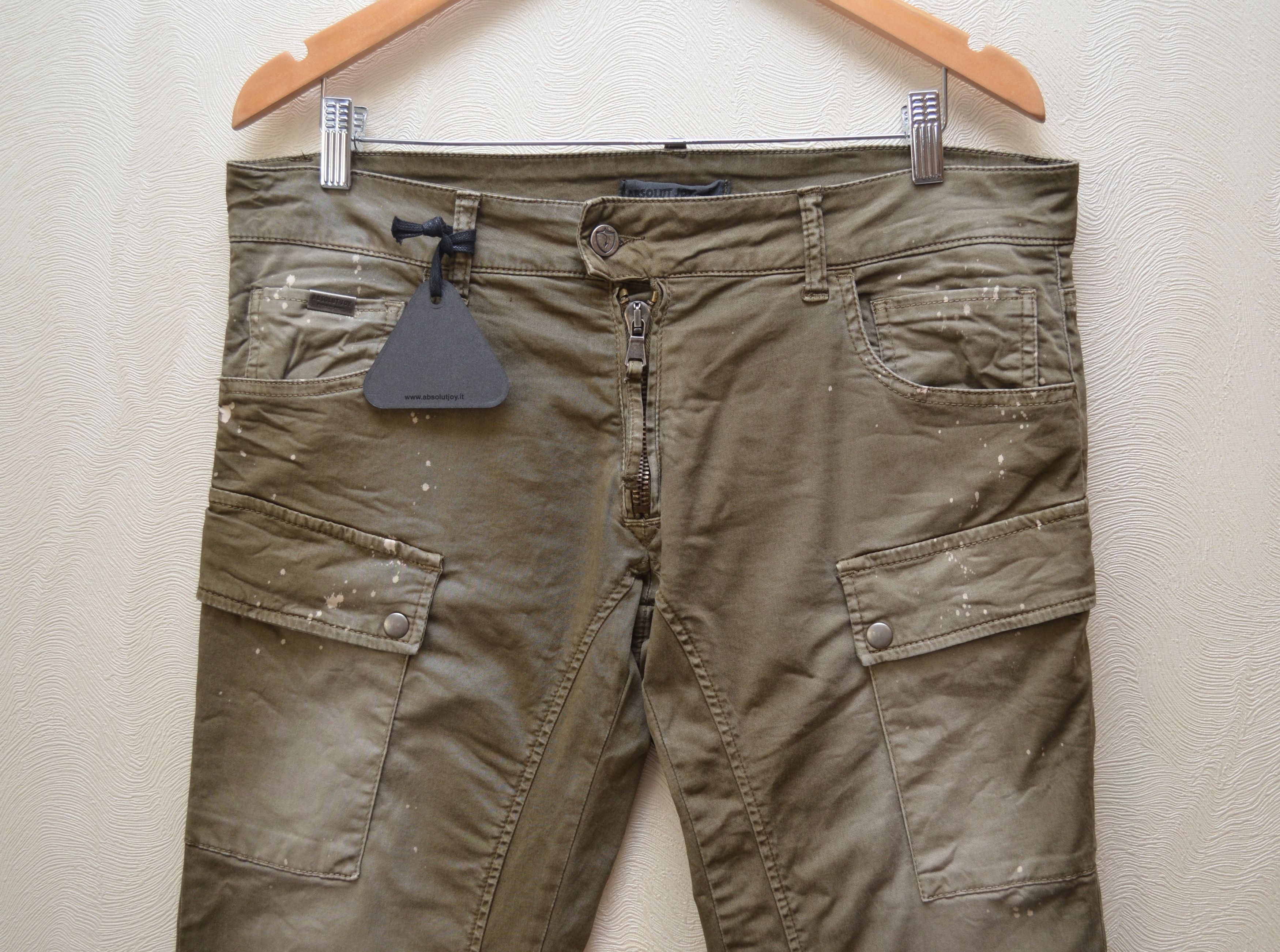 Other RARE 🔥 Absolut Joy Painted Cargo Pants Jeans Size W34 L32 Size US 34 / EU 50 - 2 Thumbnail