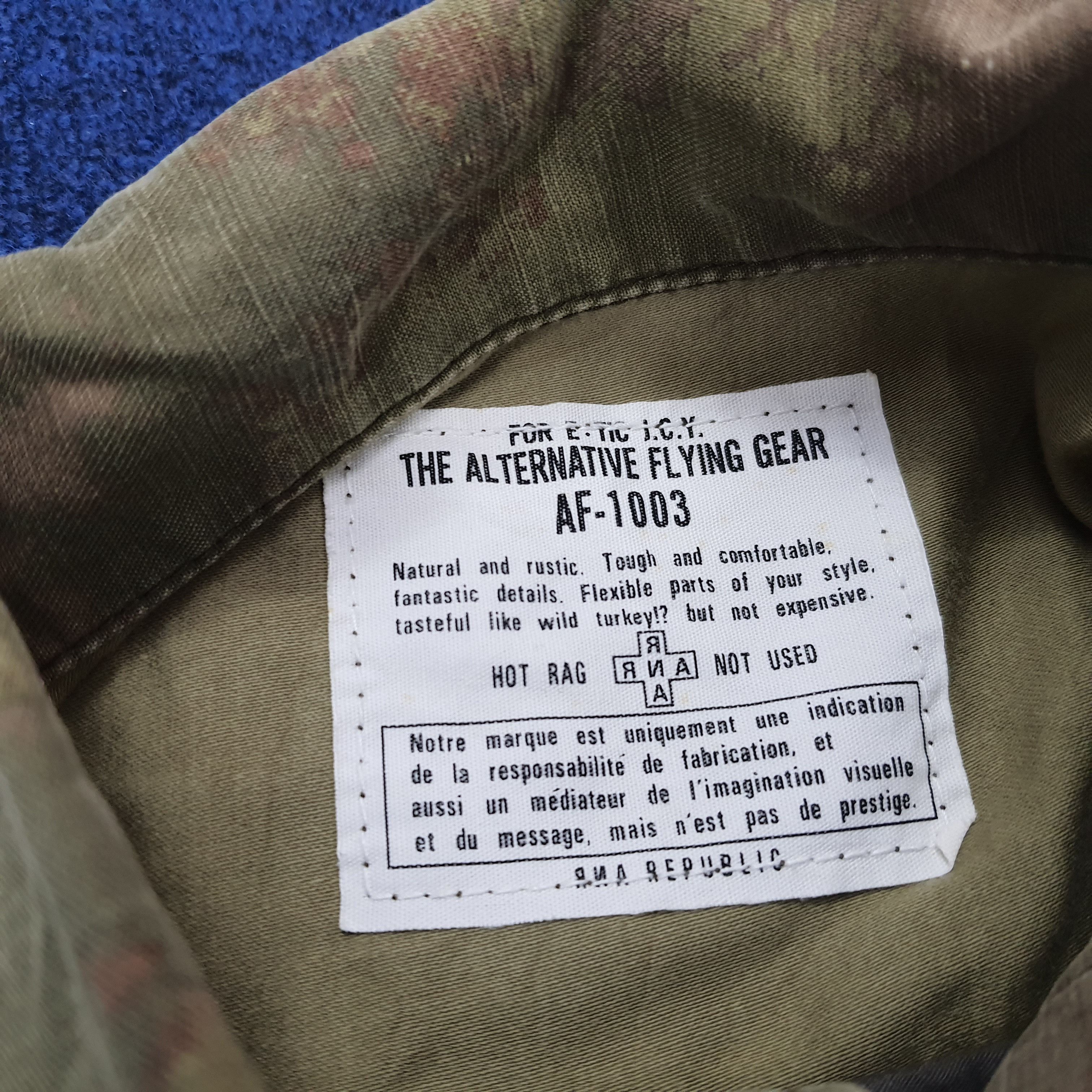 Vintage Vintage RNA Republic Inc. Military Style Shirt Size US L / EU 52-54 / 3 - 4 Thumbnail