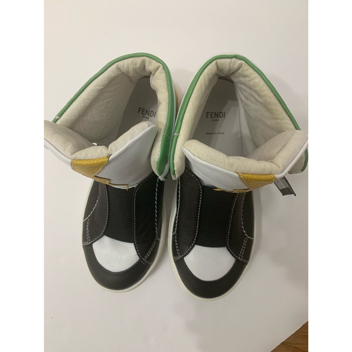 Fendi FENDI BOYS LIGHTNING ⚡️ BOLT SNEAKERS Size US 5 / EU 37 - 8 Thumbnail