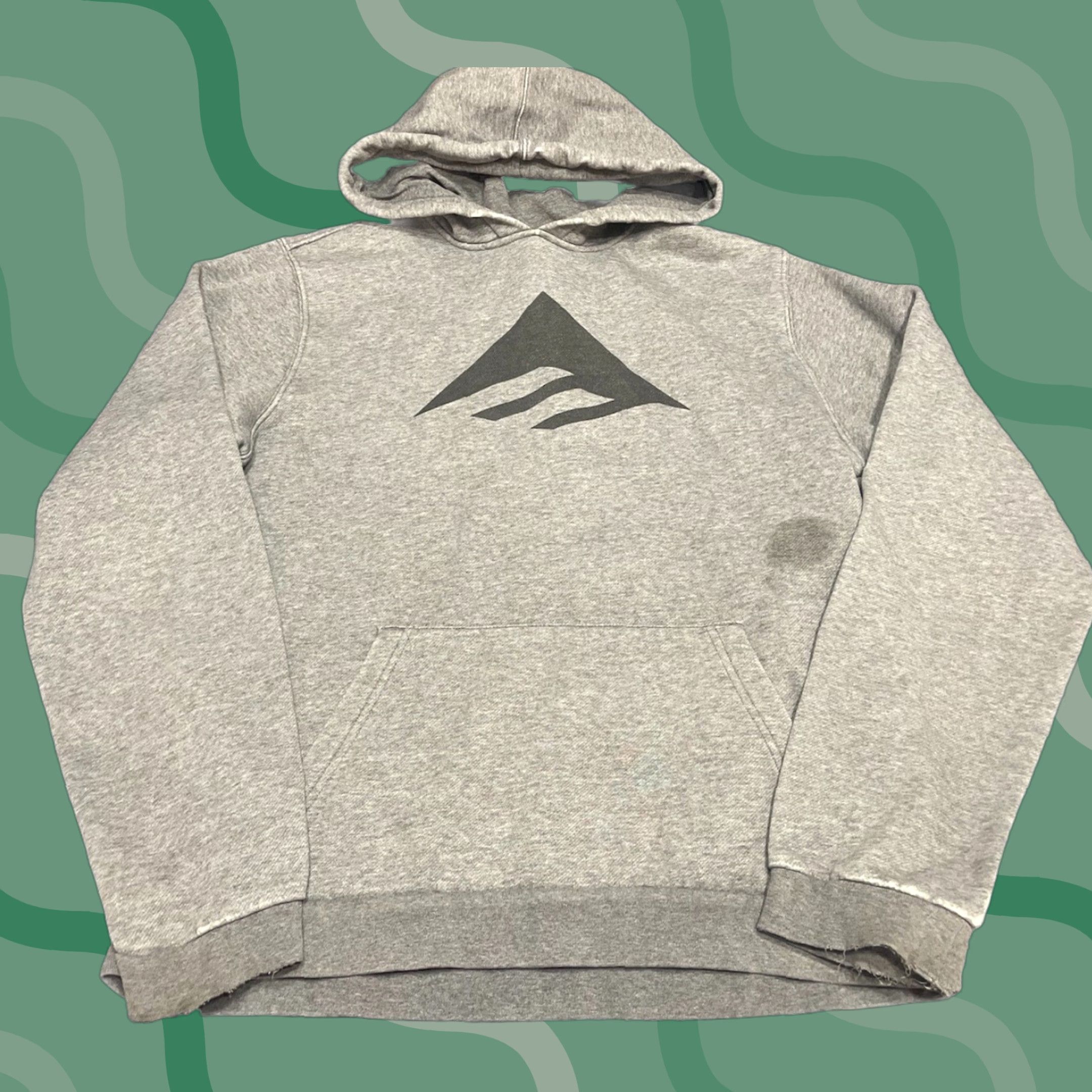 Emerica VINTAGE Emerica Skate Hoodie Men M Gray 90s Pullover Skateboarding Size US M / EU 48-50 / 2 - 1 Thumbnail