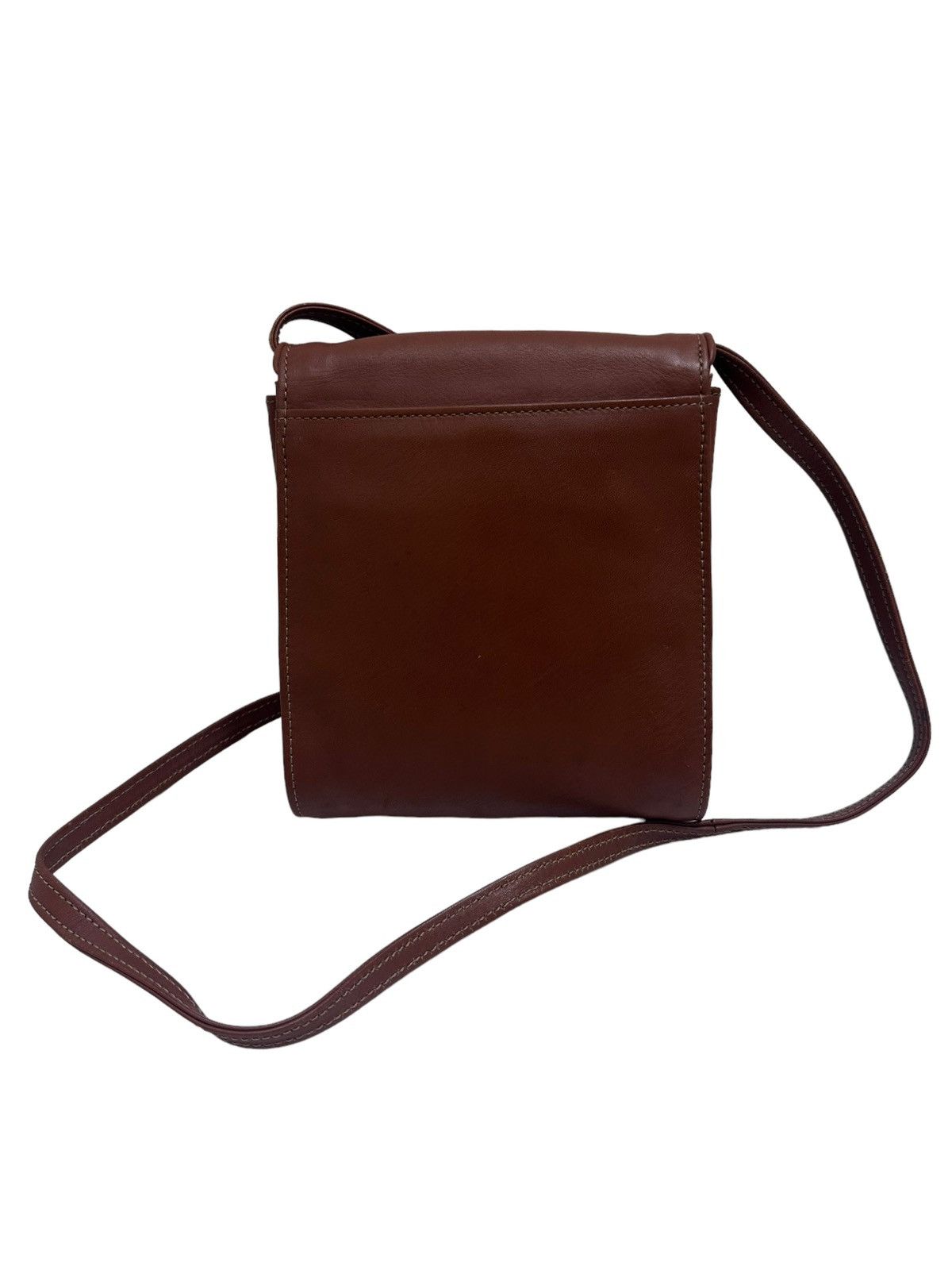 Issey Miyake 🇯🇵 Vintage Issey Miyake Leather Sling Bag Size ONE SIZE - 3 Thumbnail