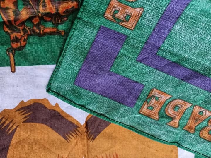 Bape BAPE Double Ape Head Scarf 'Green' Size ONE SIZE - 4 Thumbnail