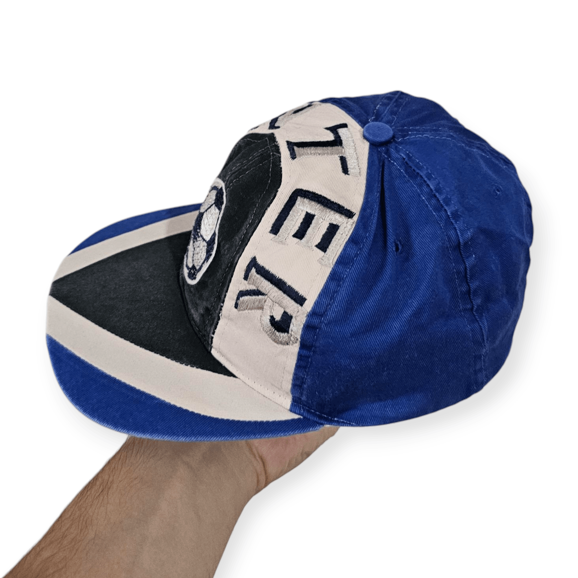 Vintage Inter Milan 90's Big Logo Hat Size ONE SIZE - 5 Thumbnail