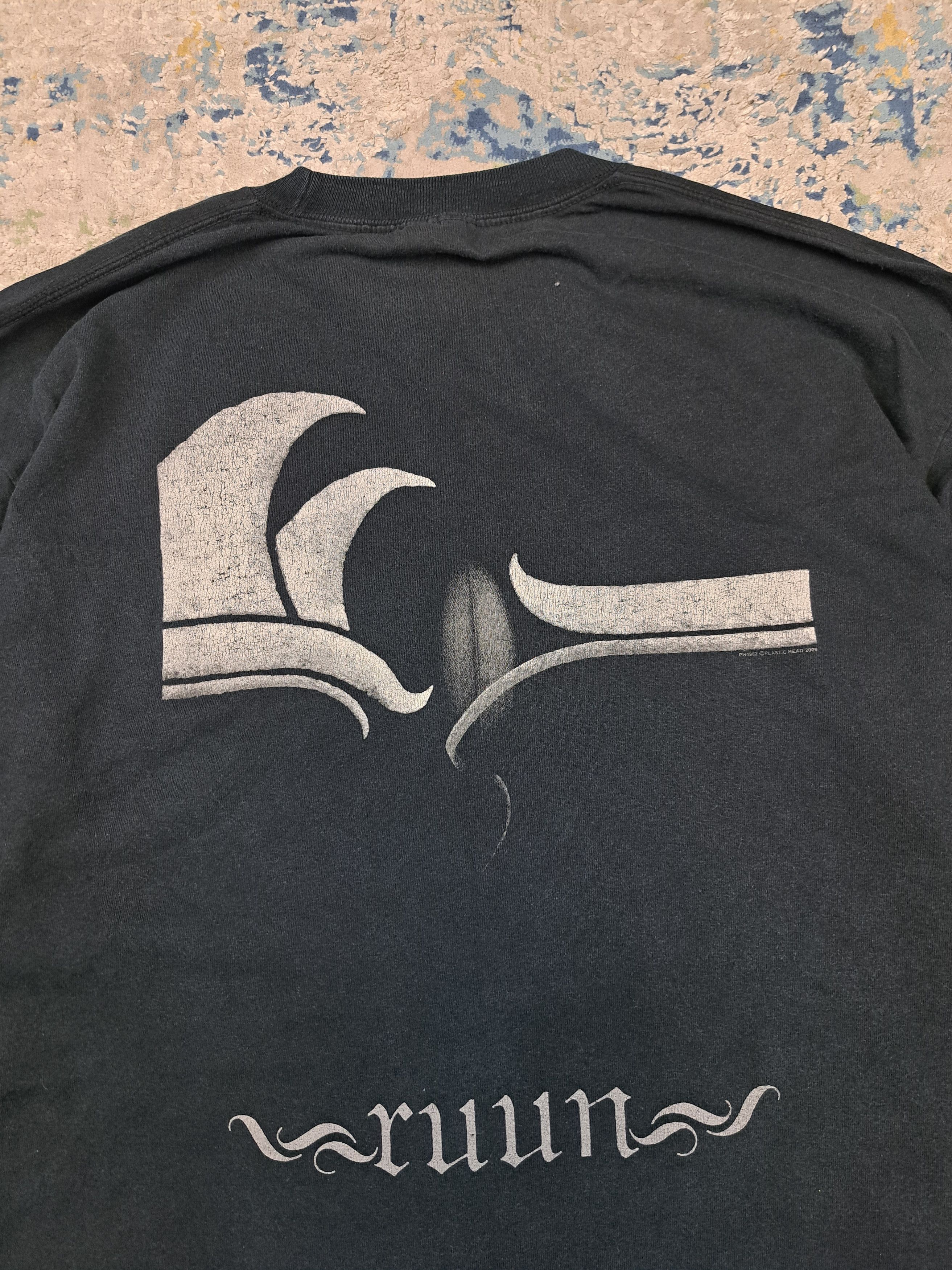 Band Tees Vintage 2006 Enslaved Ruun Black Metal Band Tee 00s Size US XL / EU 56 / 4 - 4 Thumbnail